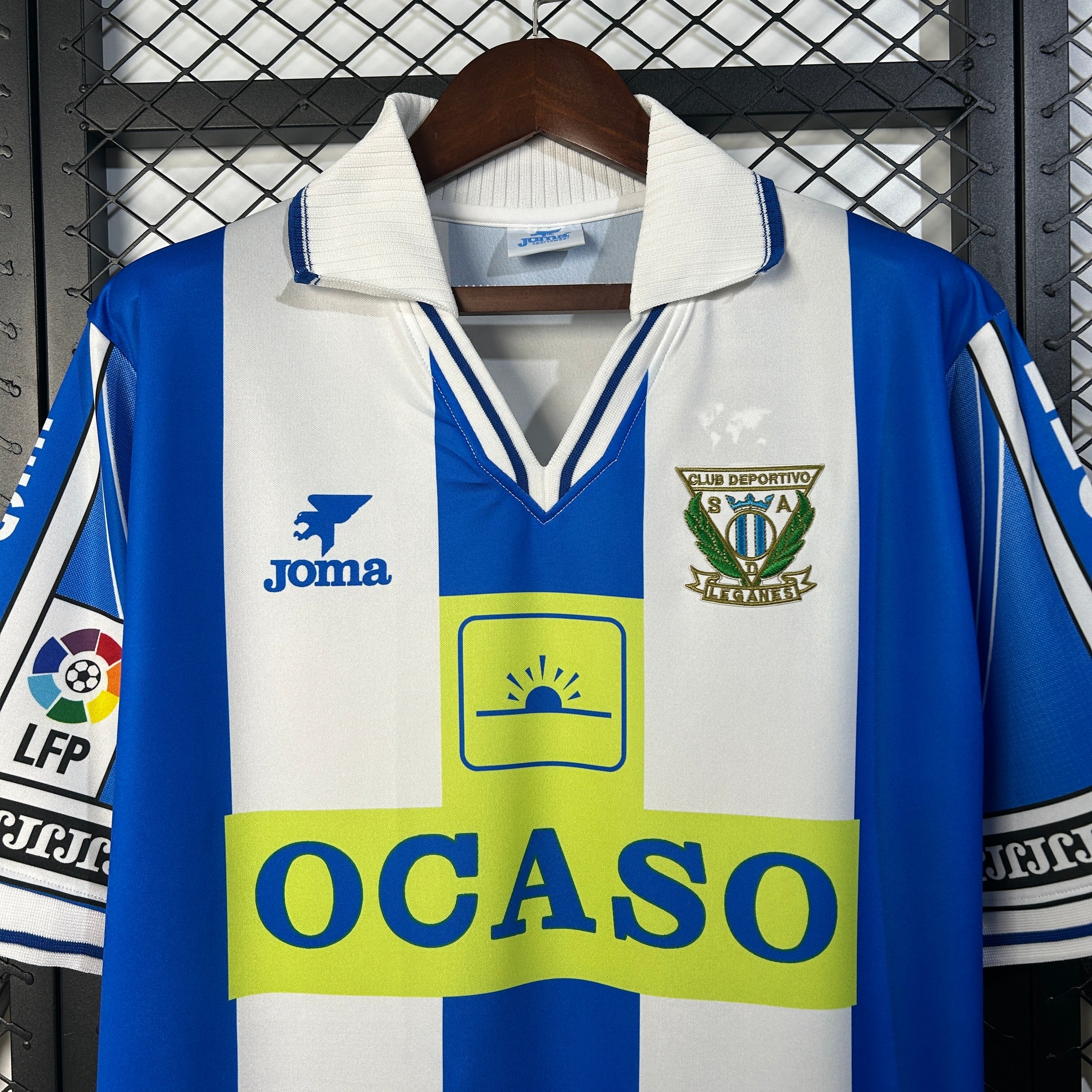 1990s Real Betis Retro Football Shirt | Blue White Home