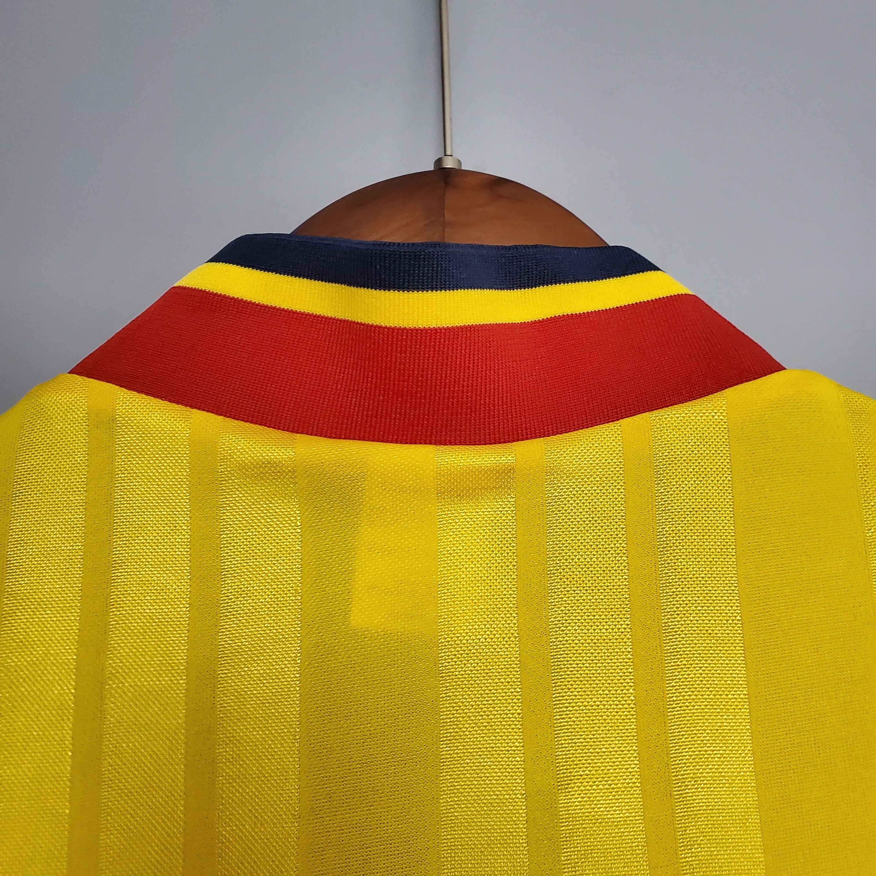 1990s Arsenal Retro Football Shirt | Yellow Navy Home