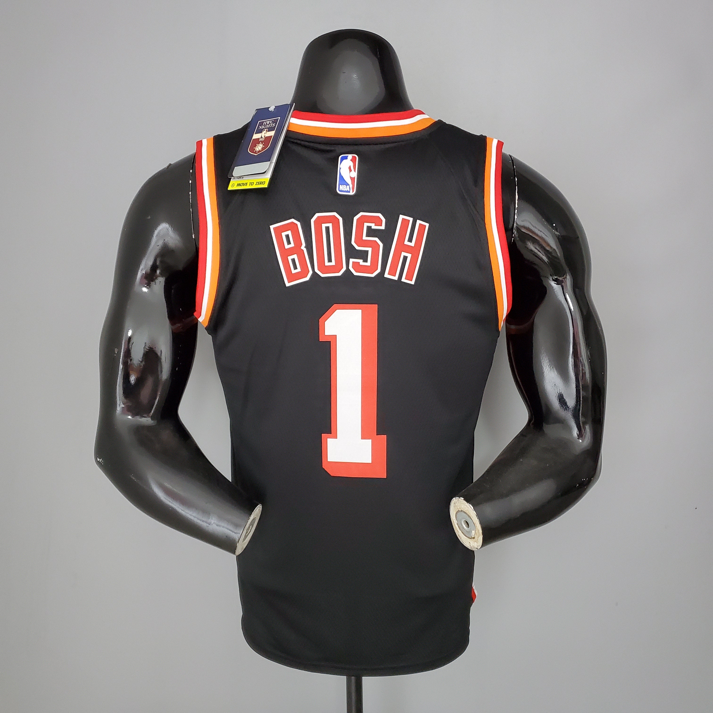 2006 Miami Bosh #1 Retro Basketball Jersey