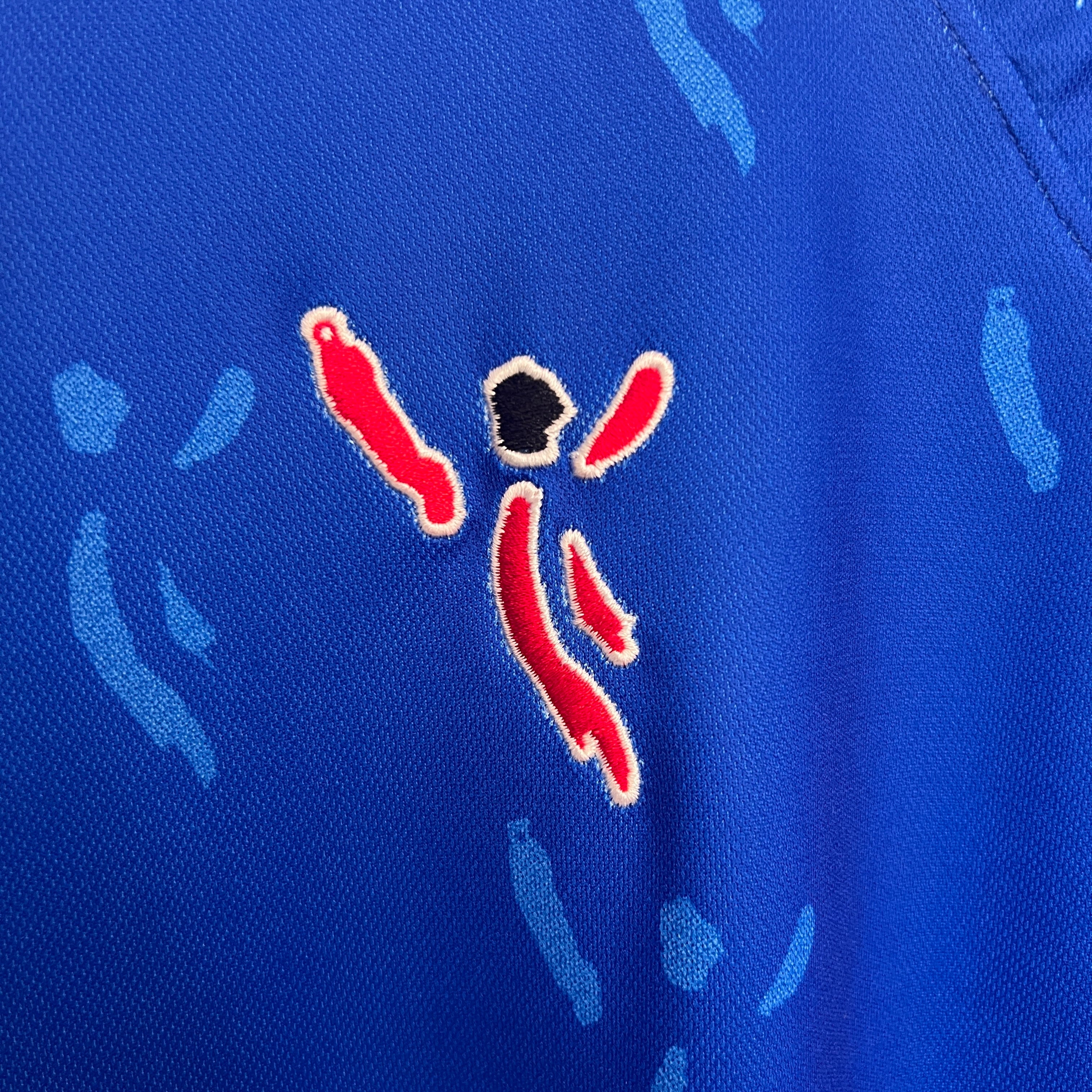 1990s Athletic Club Retro Football Shirt | Blue White Home