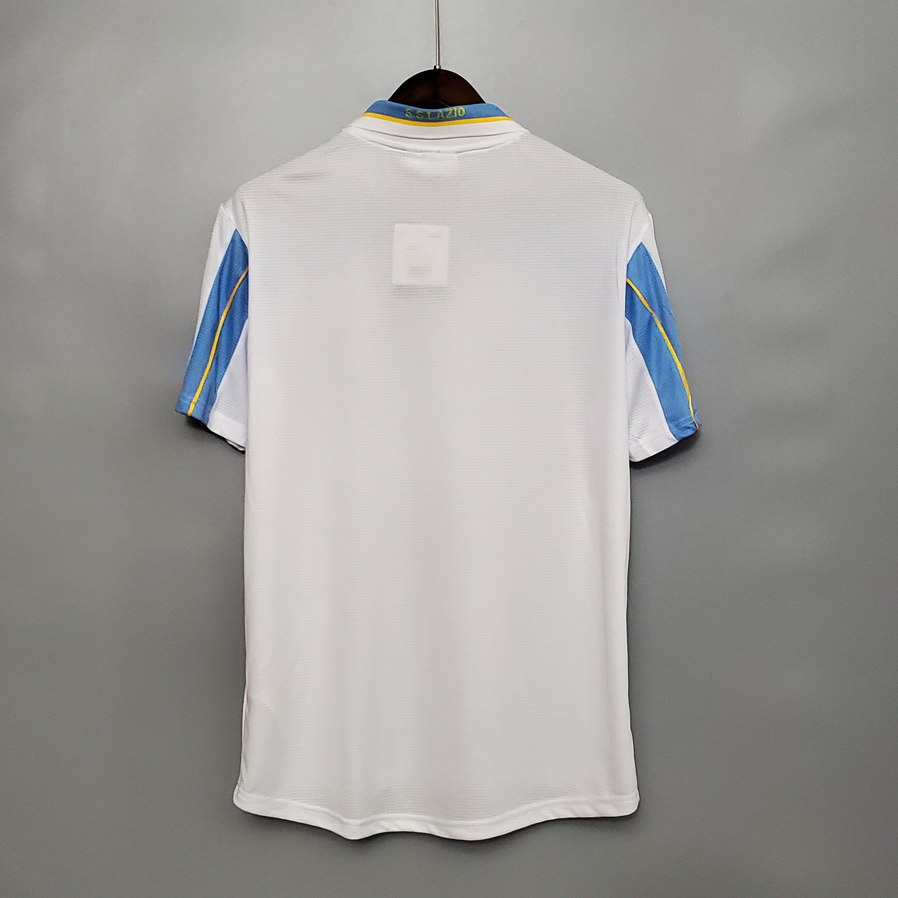 1990s Lazio Retro Football Shirt | White Sky Blue Home