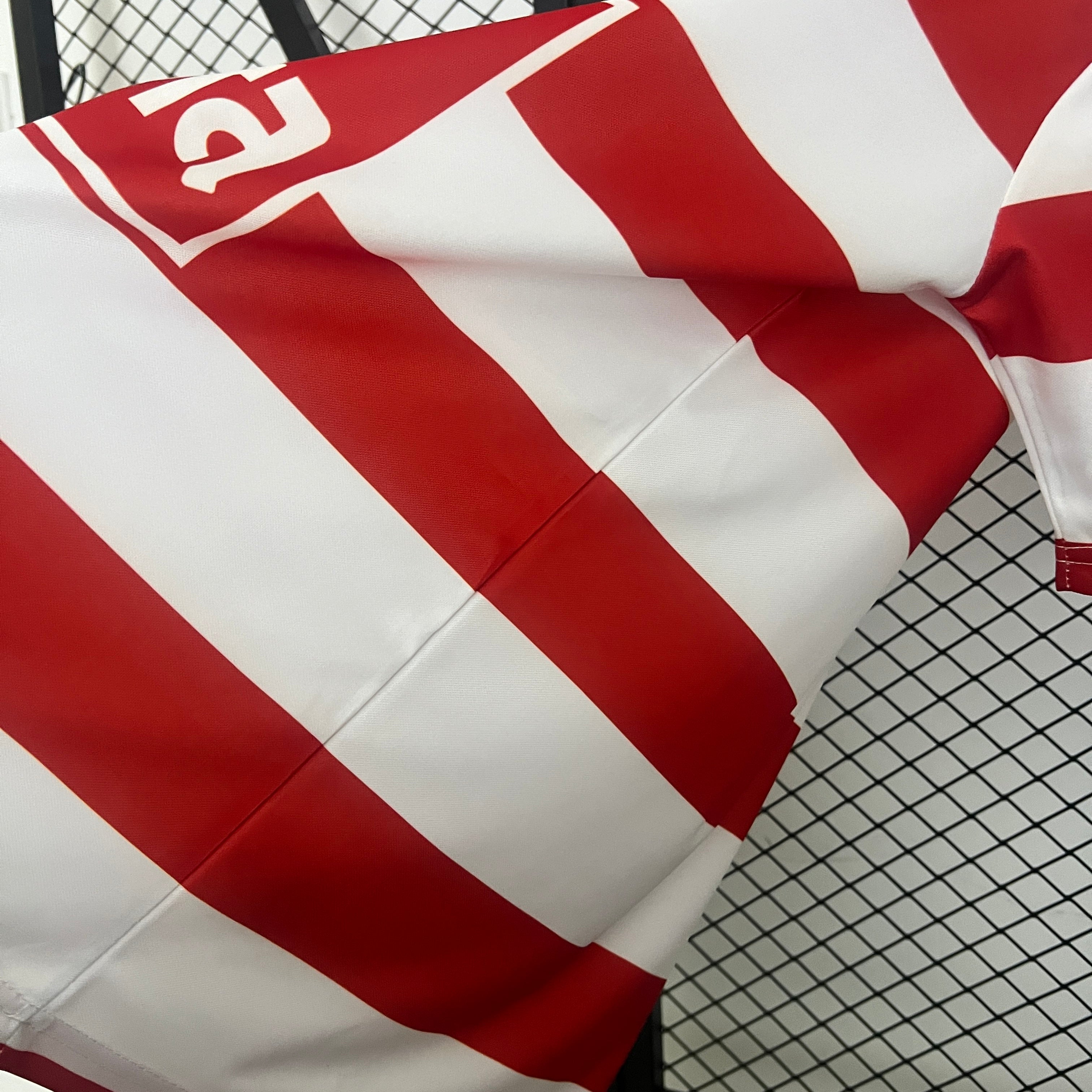 1990s Granada Retro Football Shirt | Red White Home