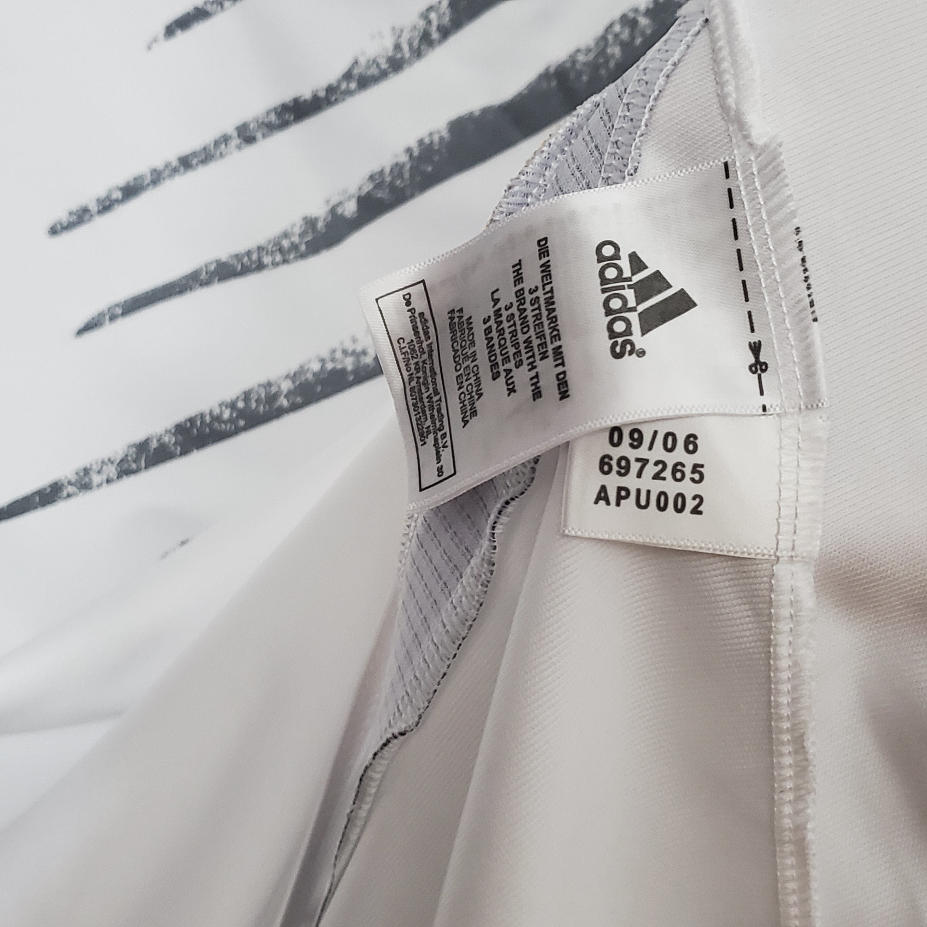 2000s Japan Retro Football Shirt | White Black Home