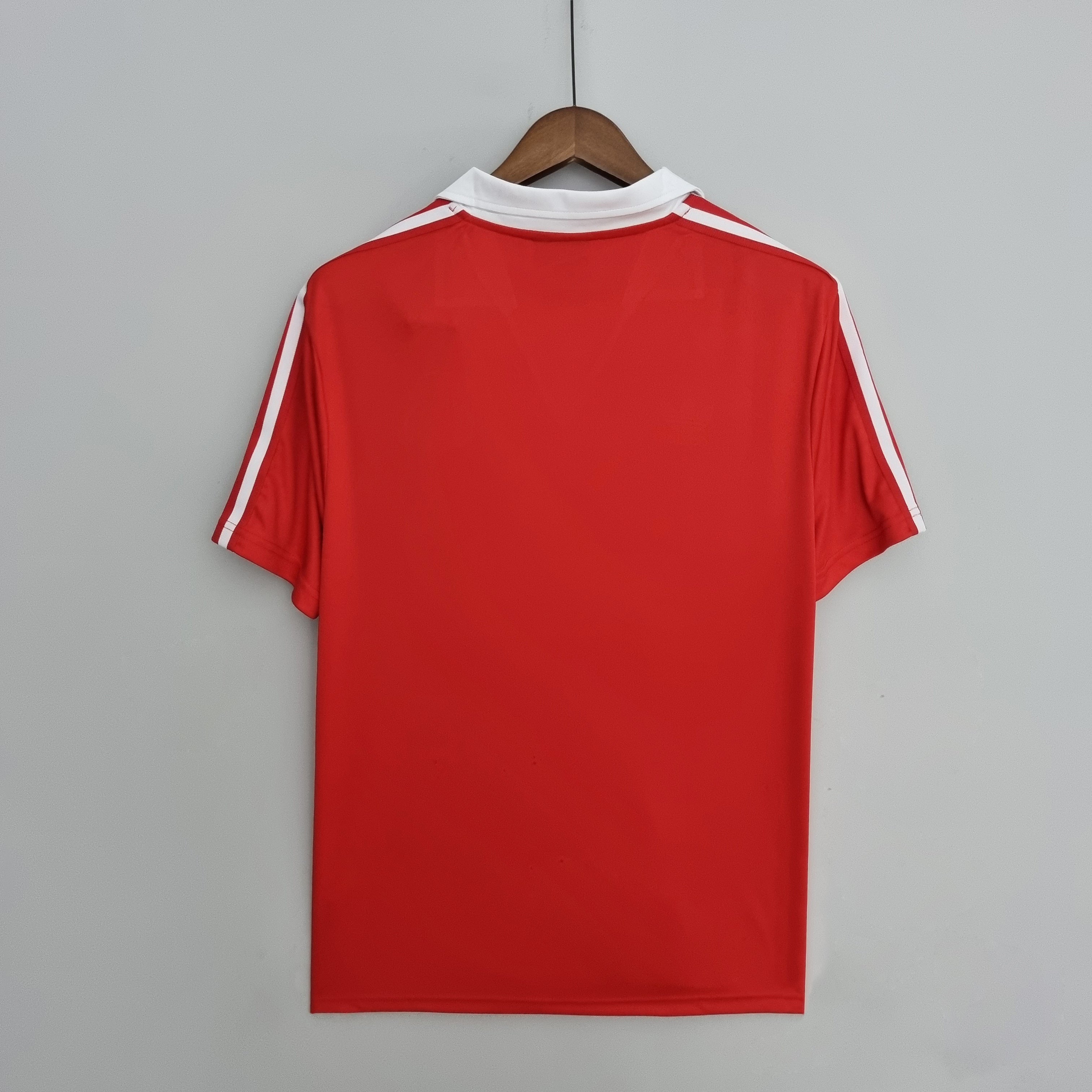 1980s Chile Retro Football Shirt | Red White Home