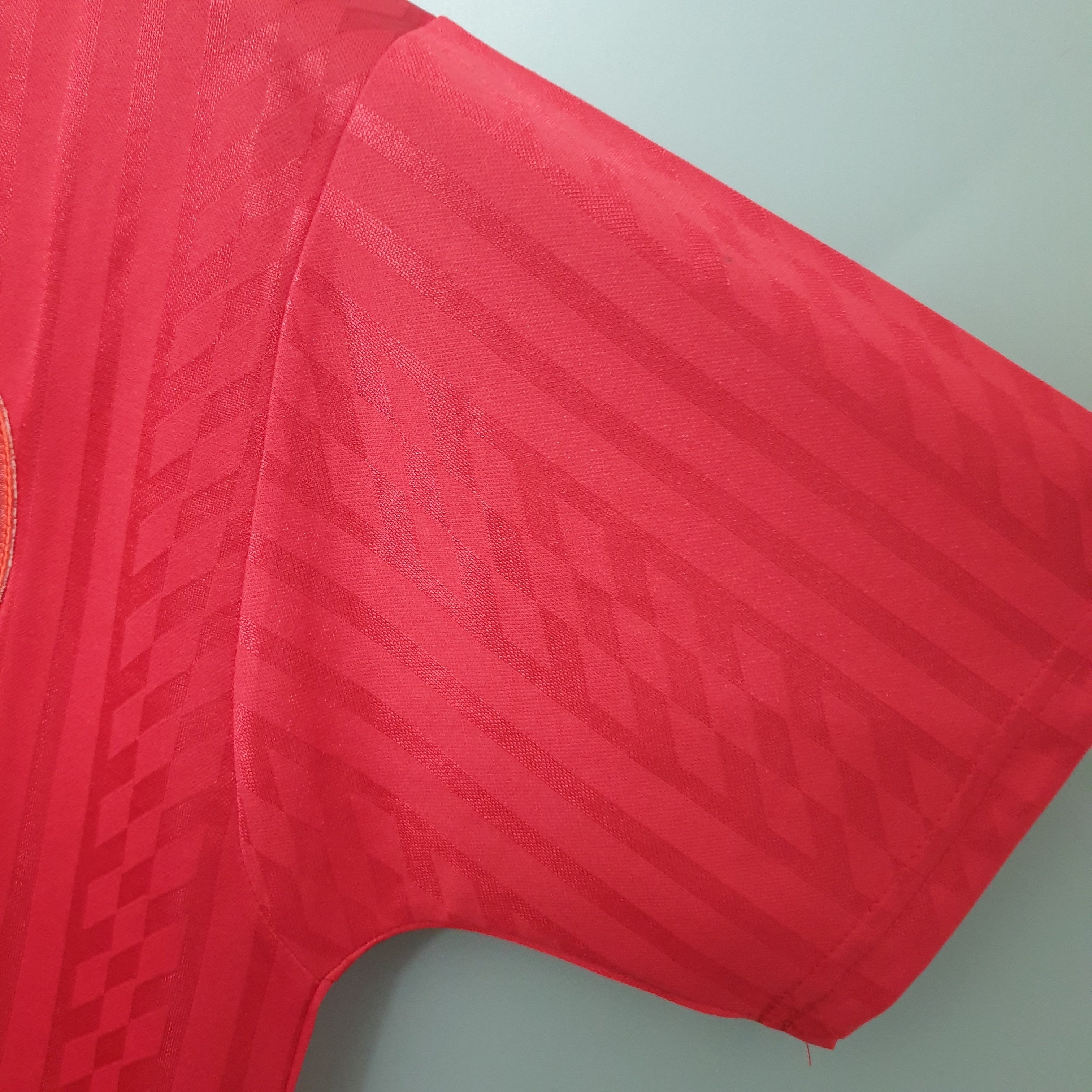 1990s Spain Retro Football Shirt | Red Yellow Home