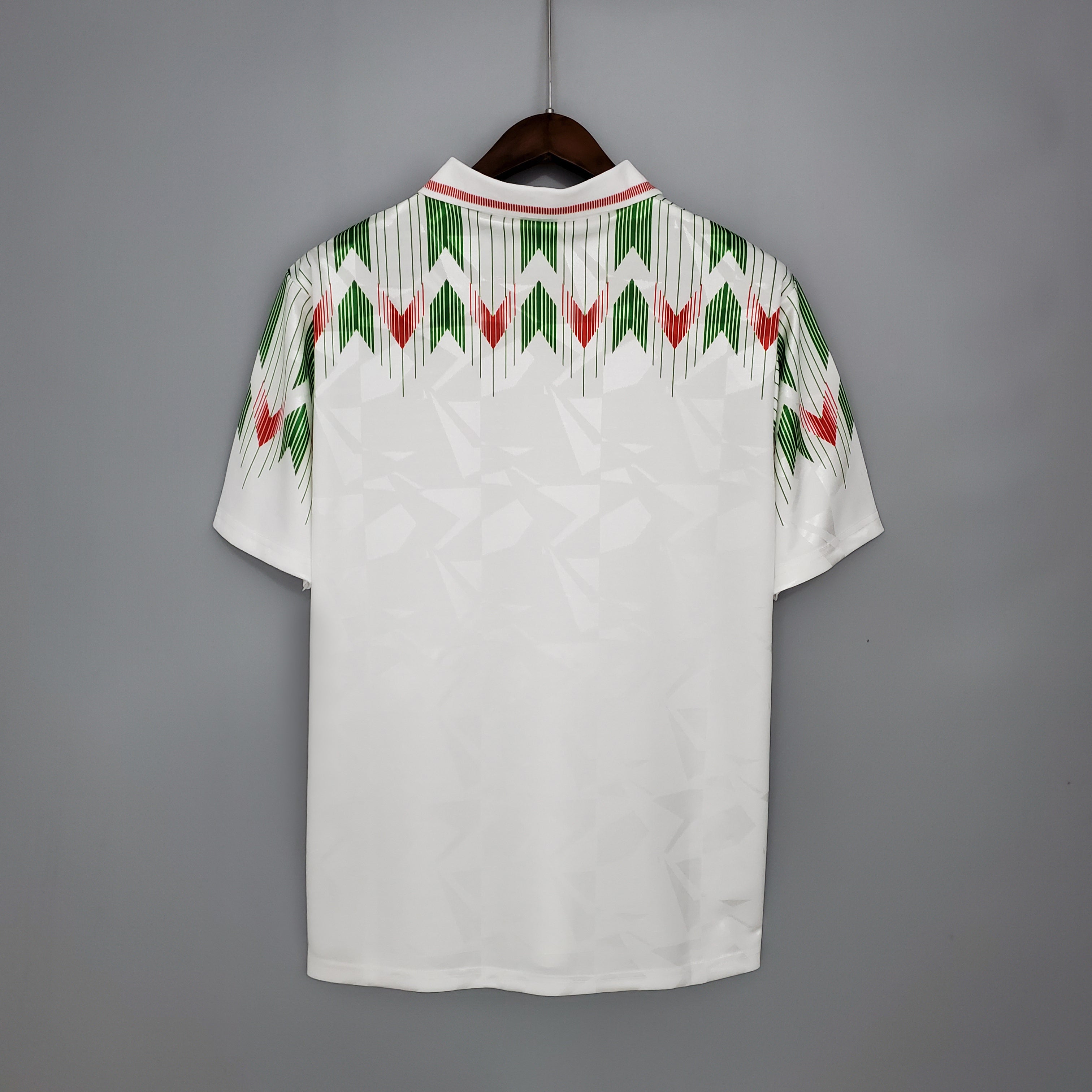1990s Wales Retro Football Shirt | White Green Away