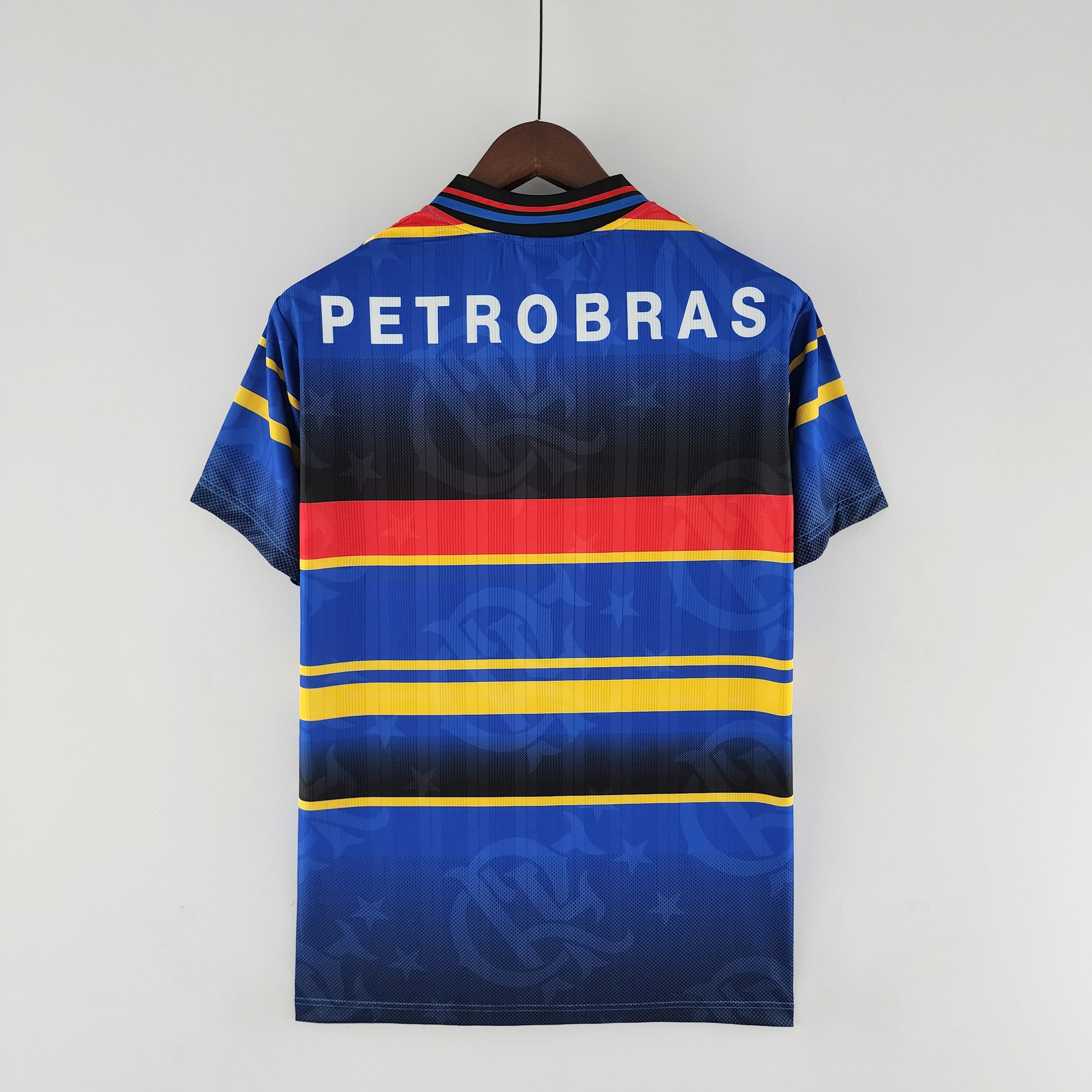 1990s Flamengo Retro Football Shirt | Blue Black Home