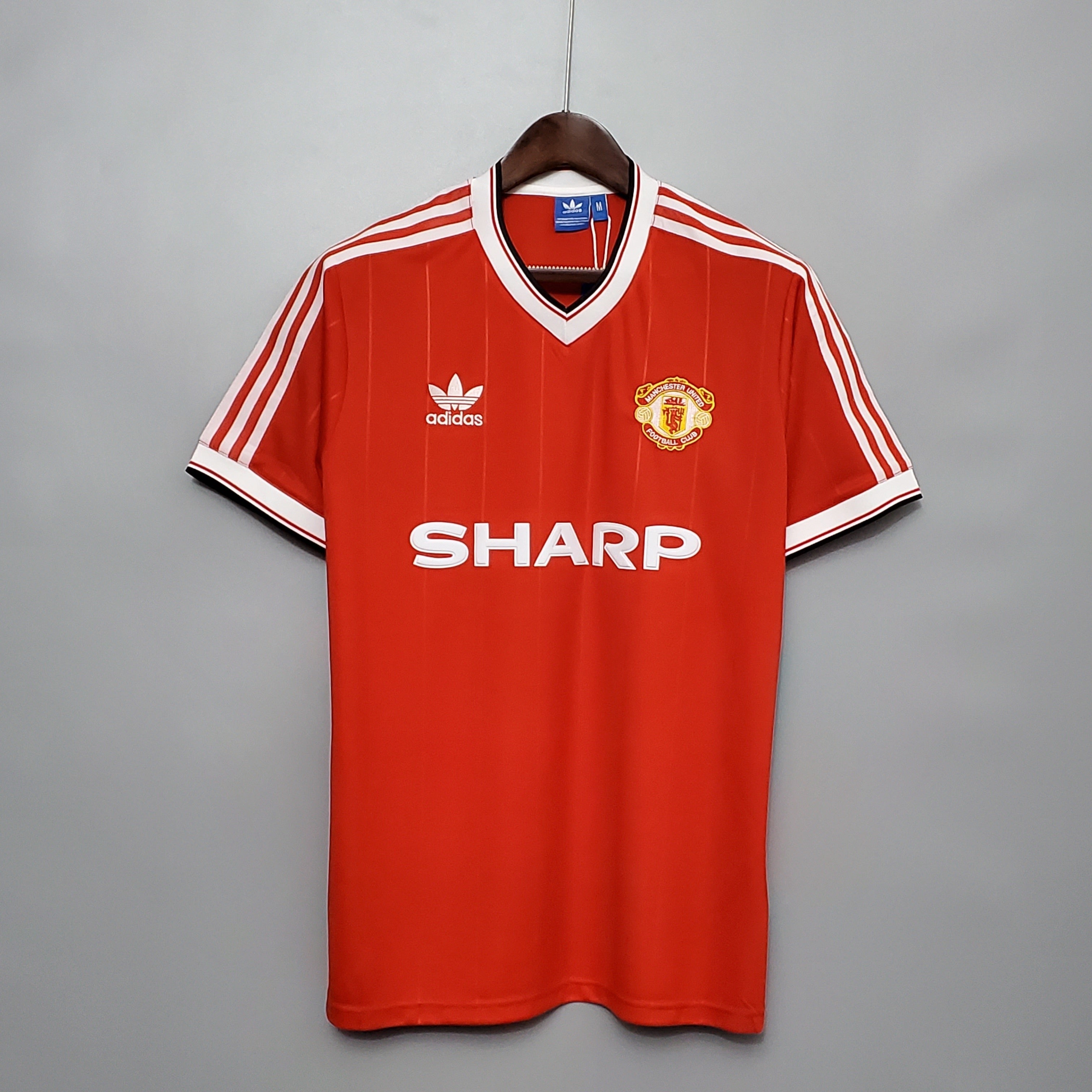 1990s Manchester United Retro Football Shirt | Red White Home