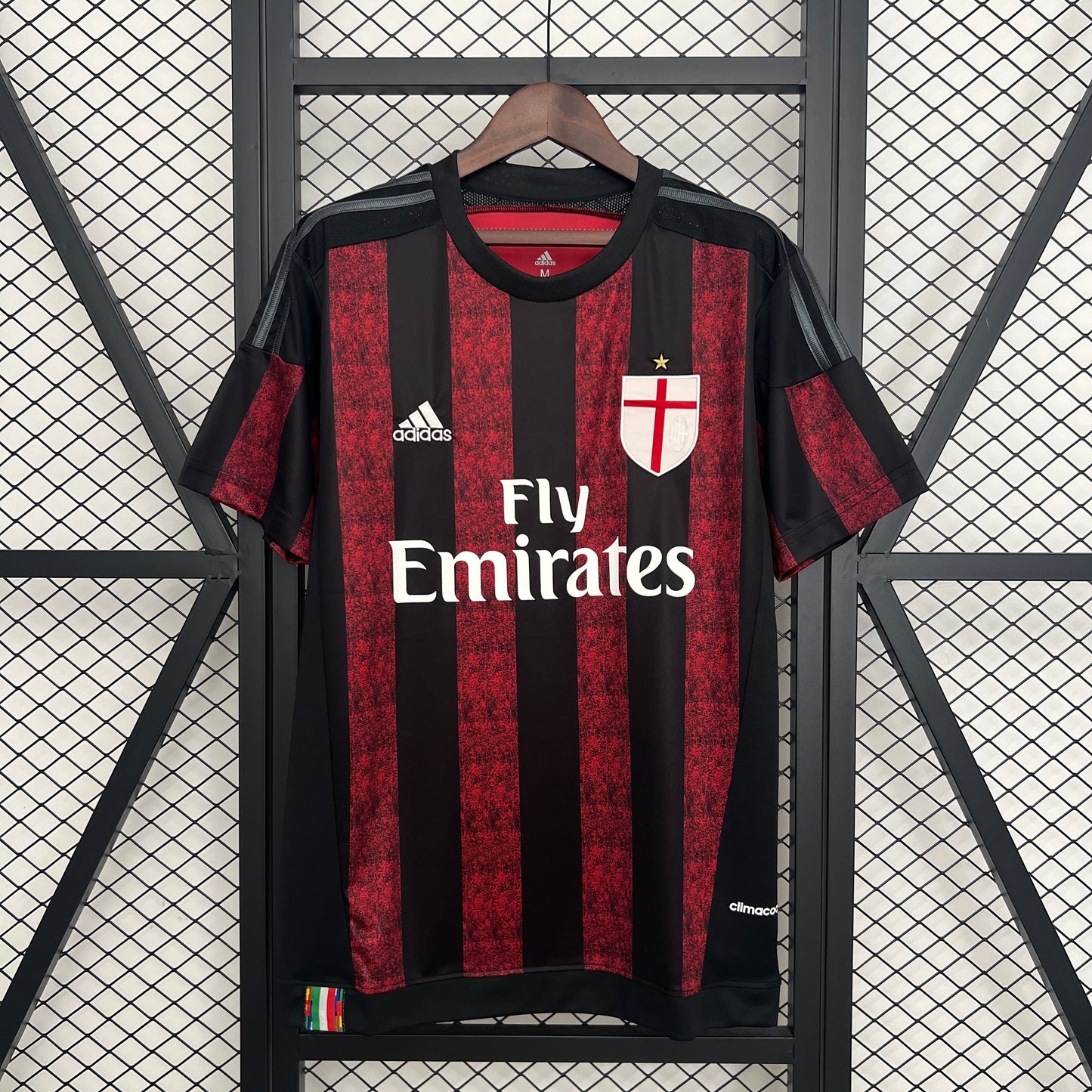 2010s AC Milan Retro Football Shirt | Red Black Home