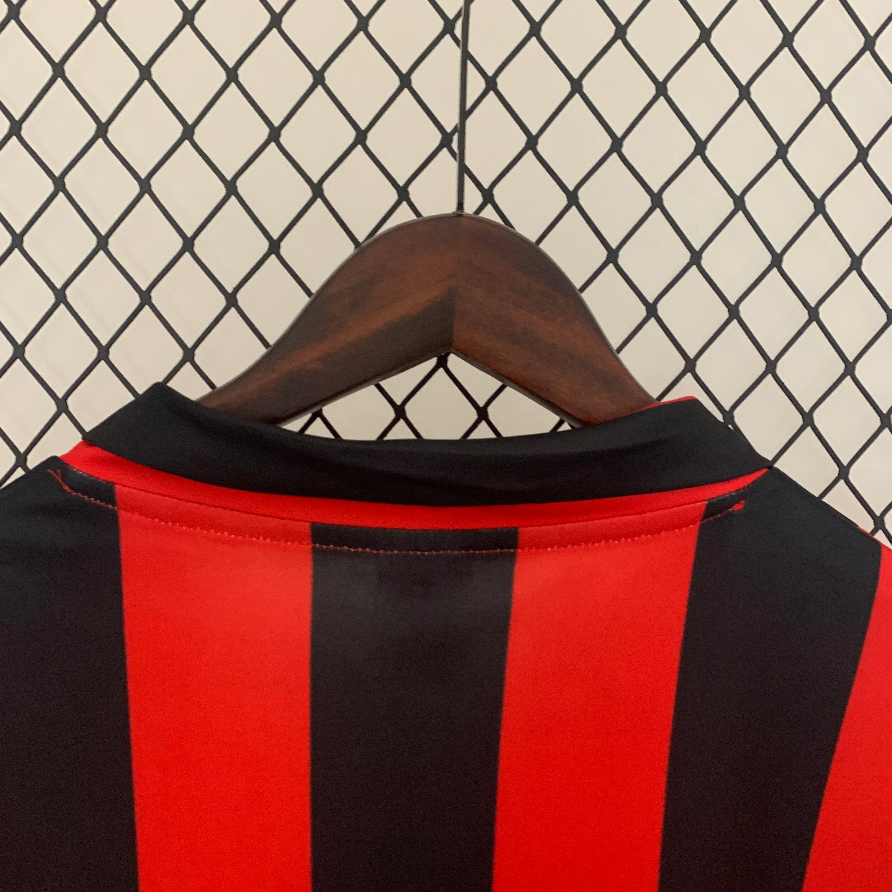 1990s AC Milan Retro Football Shirt | Red Black Home
