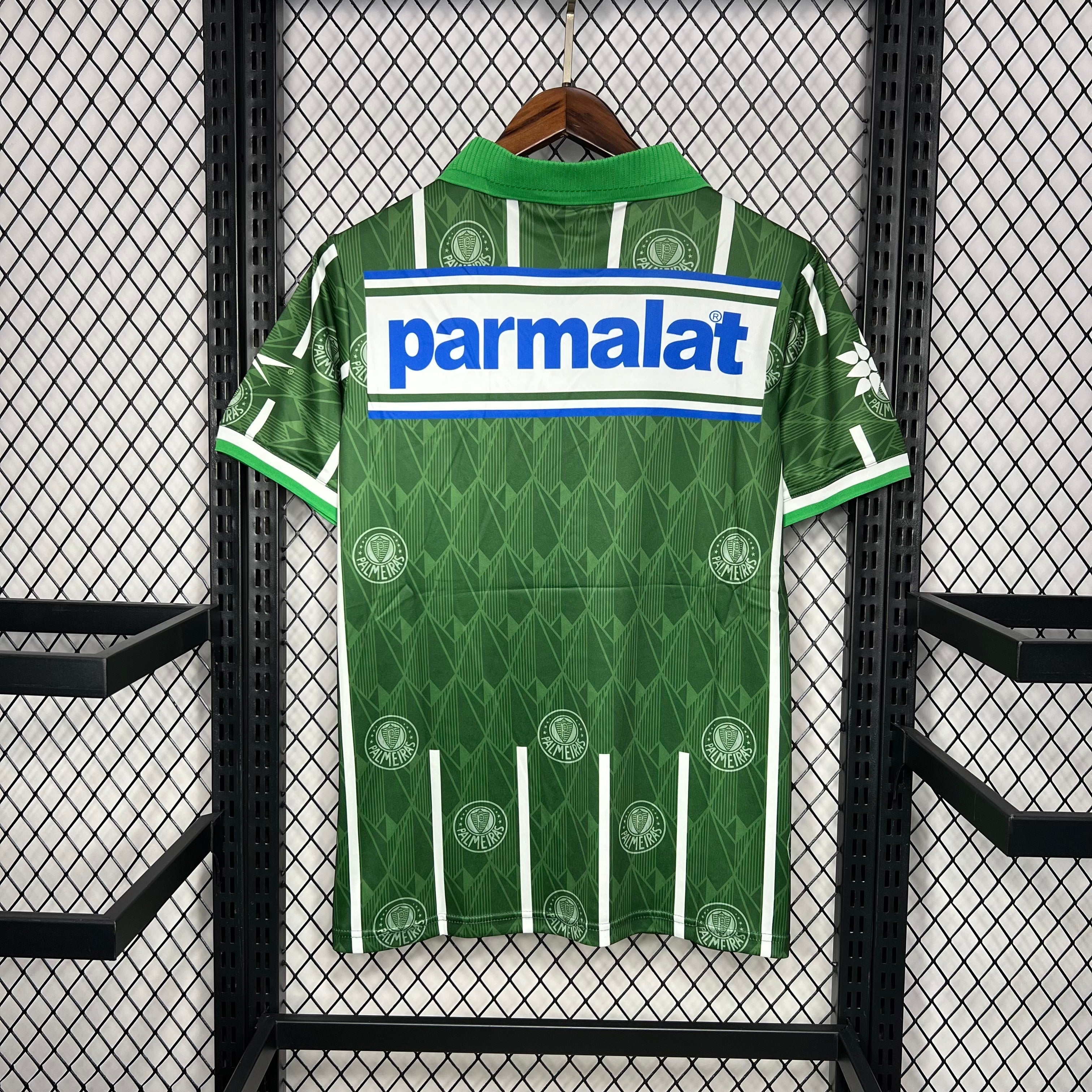 1990s Palmeiras Retro Football Shirt | Green White Home