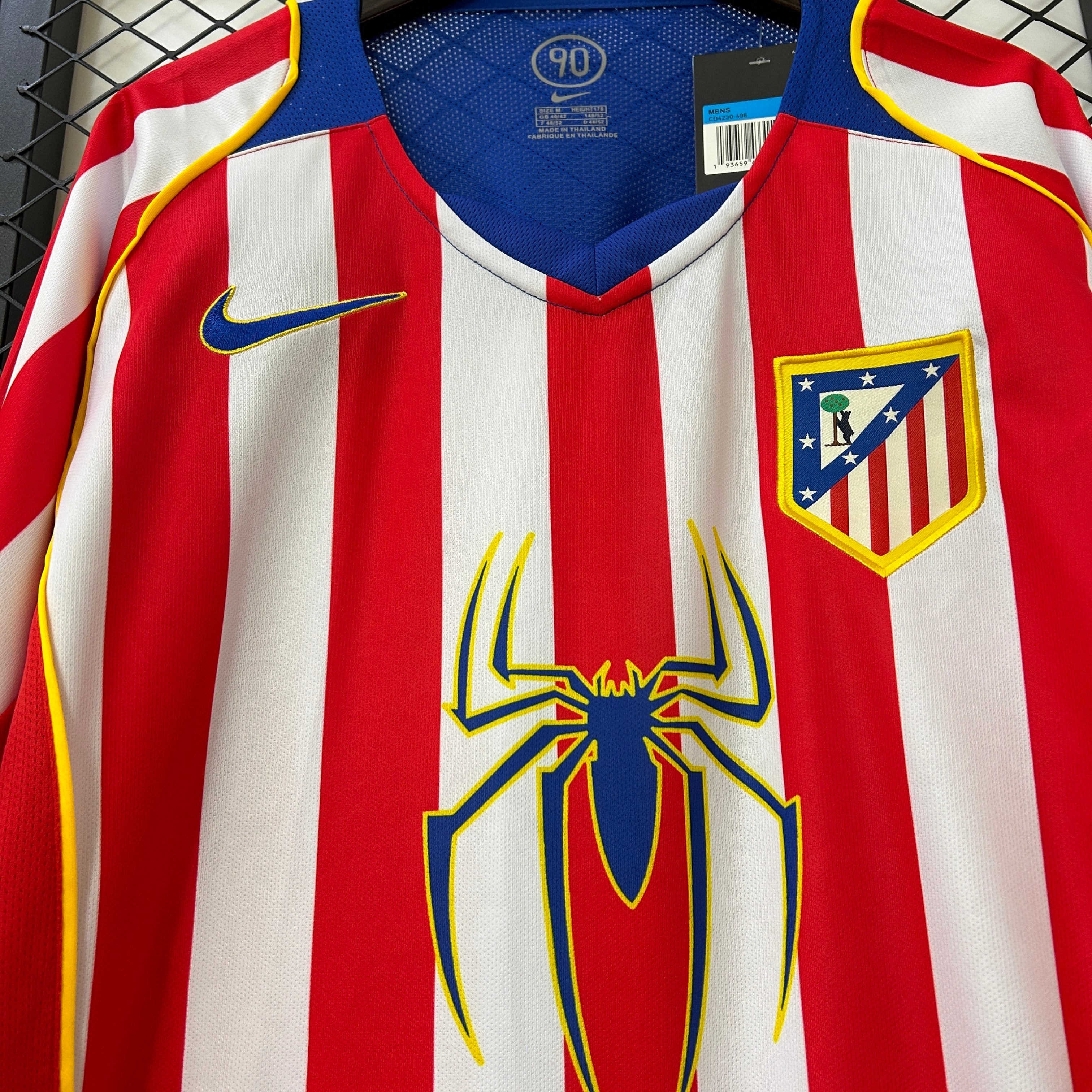 2000s Atletico Madrid Retro Football Shirt | Red White Home