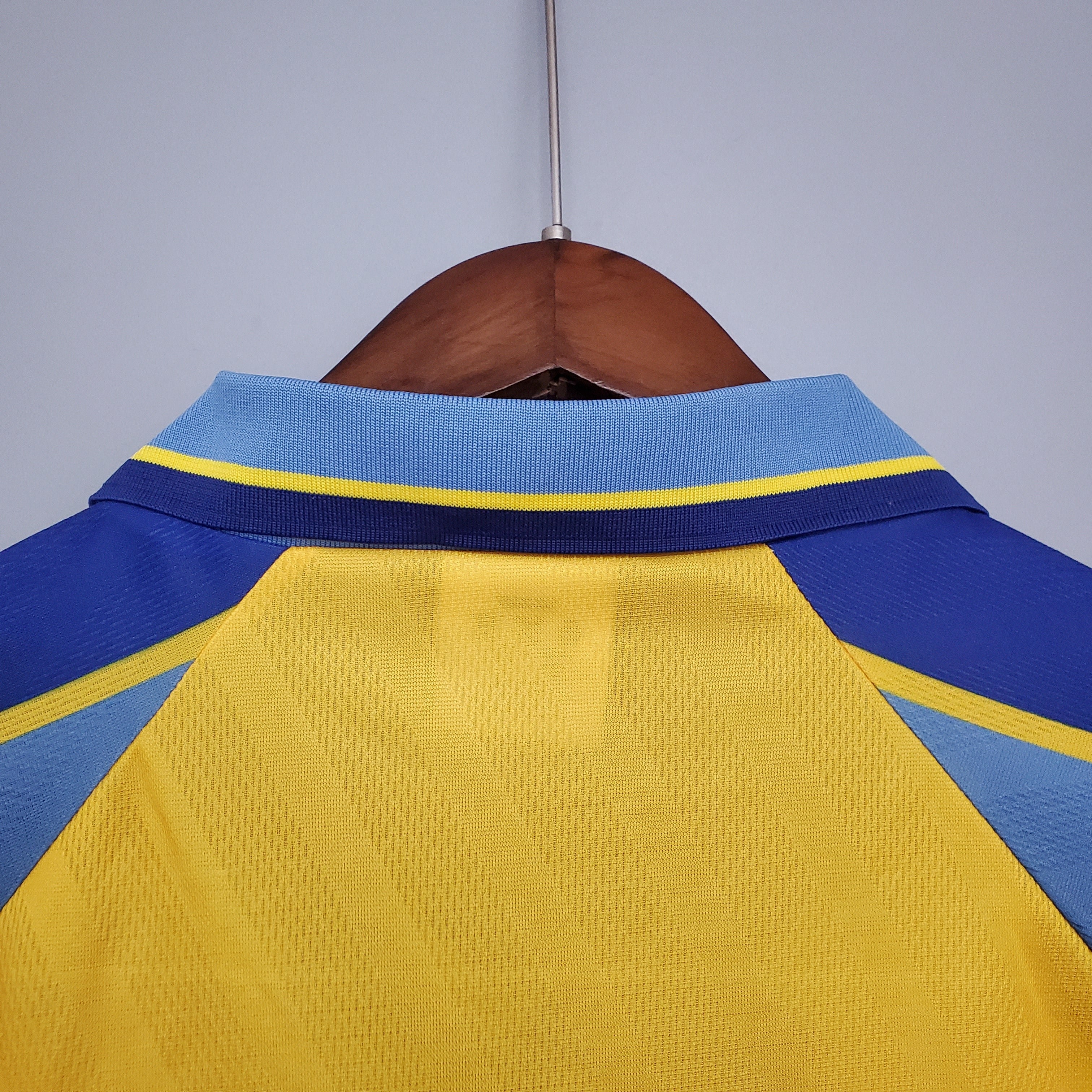 1990s Chelsea Retro Football Shirt | Yellow Blue Third