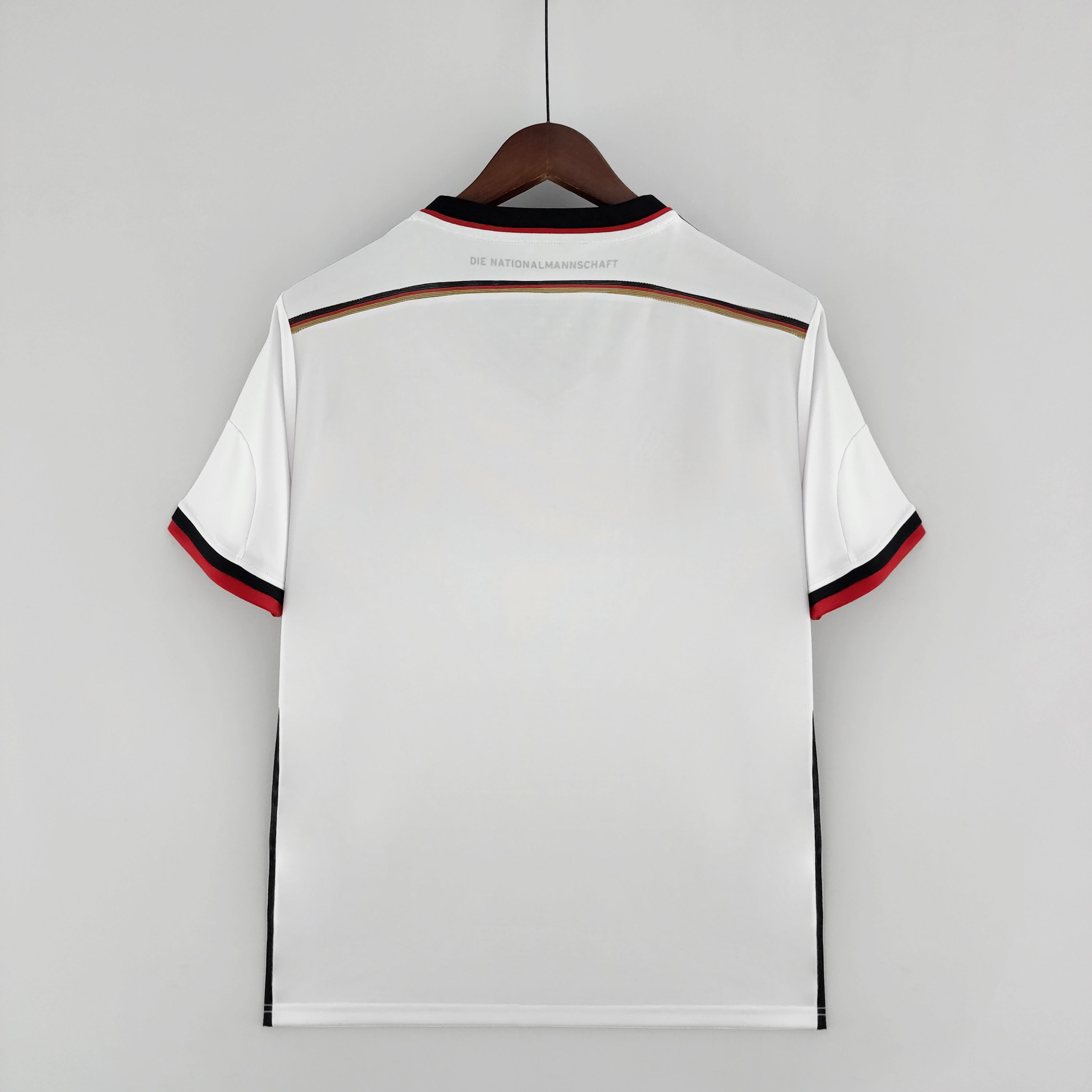 2010s Germany Retro Football Shirt | White Red Home