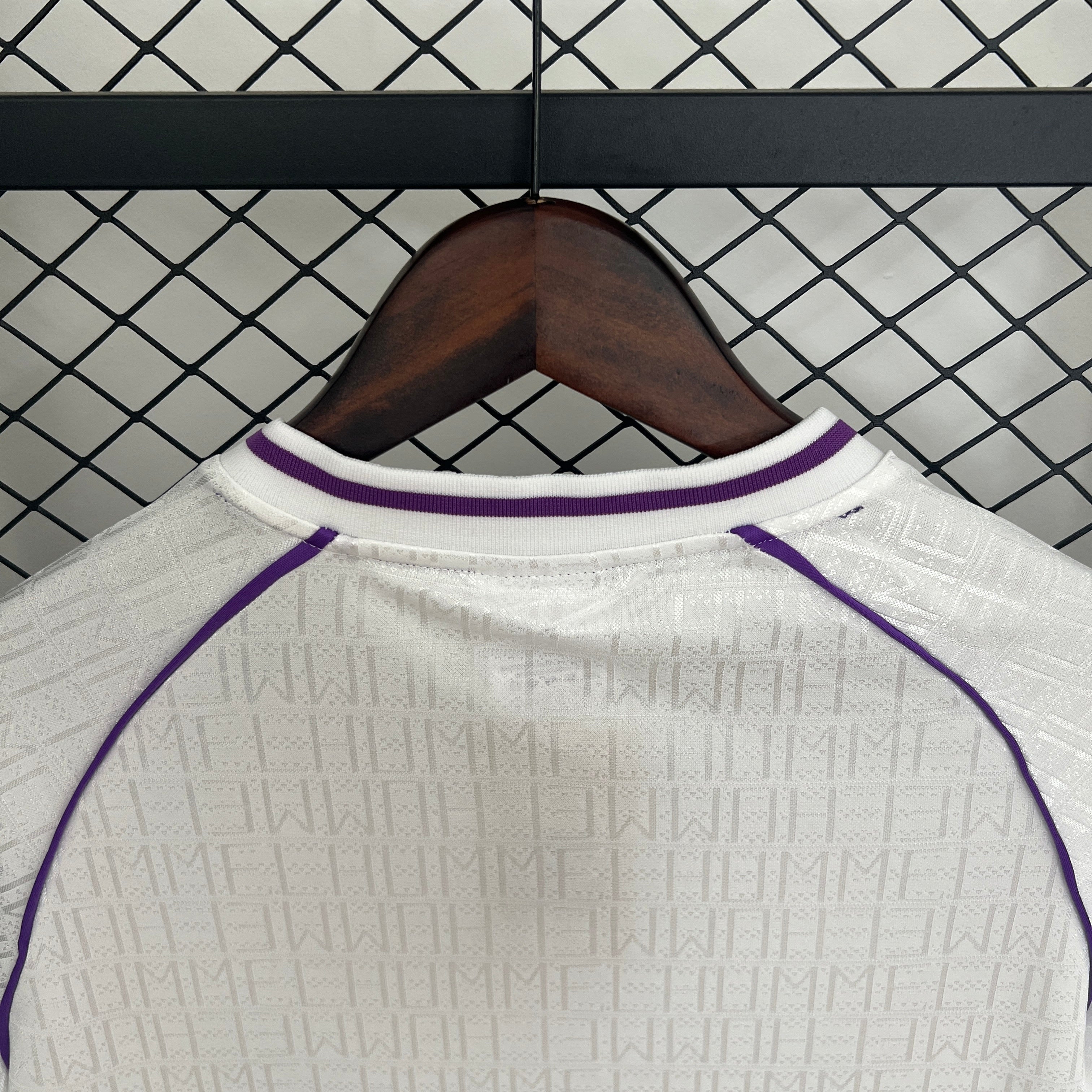 1990s Real Madrid Retro Football Shirt | White Purple Home
