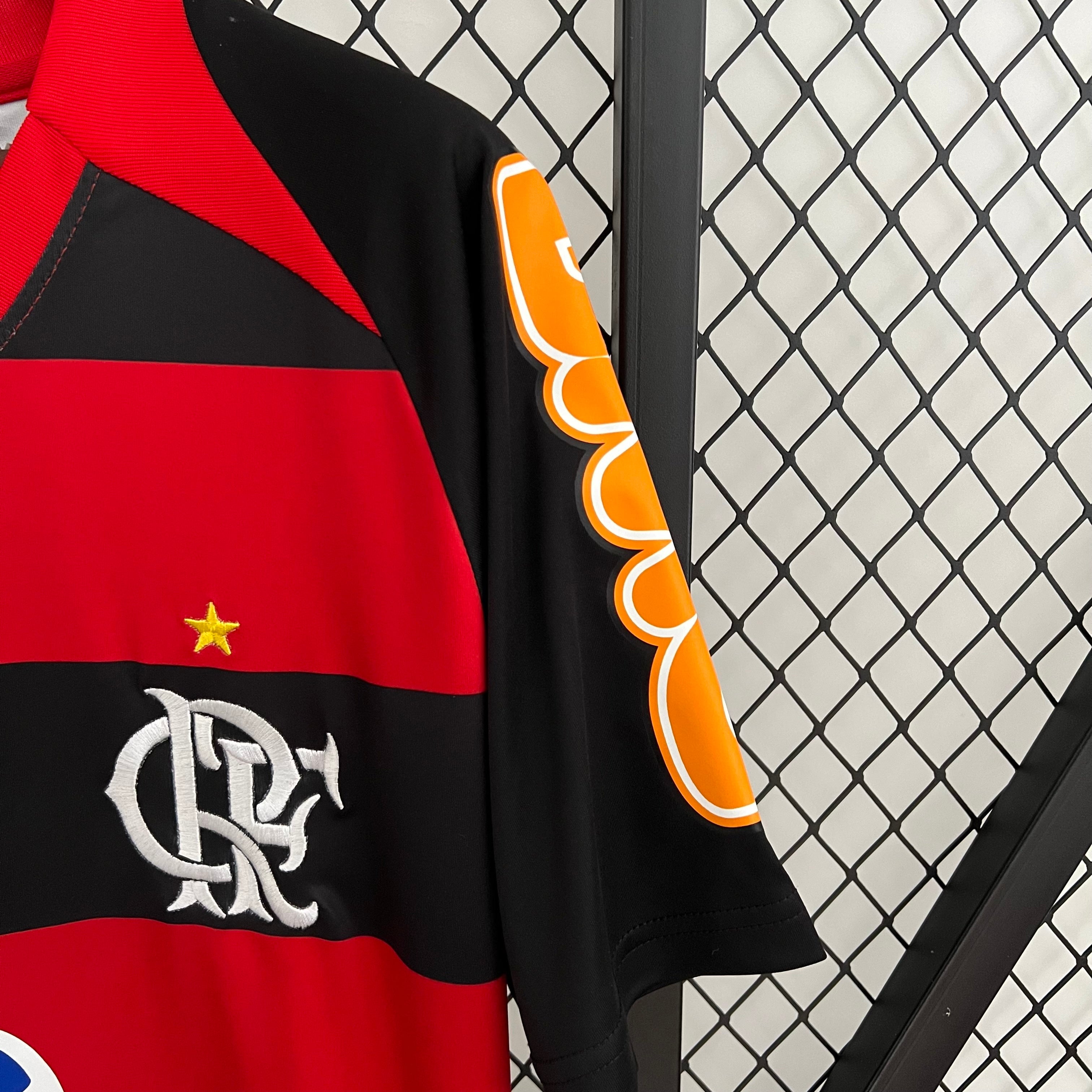 1990s Flamengo Retro Football Shirt | Red Black Home