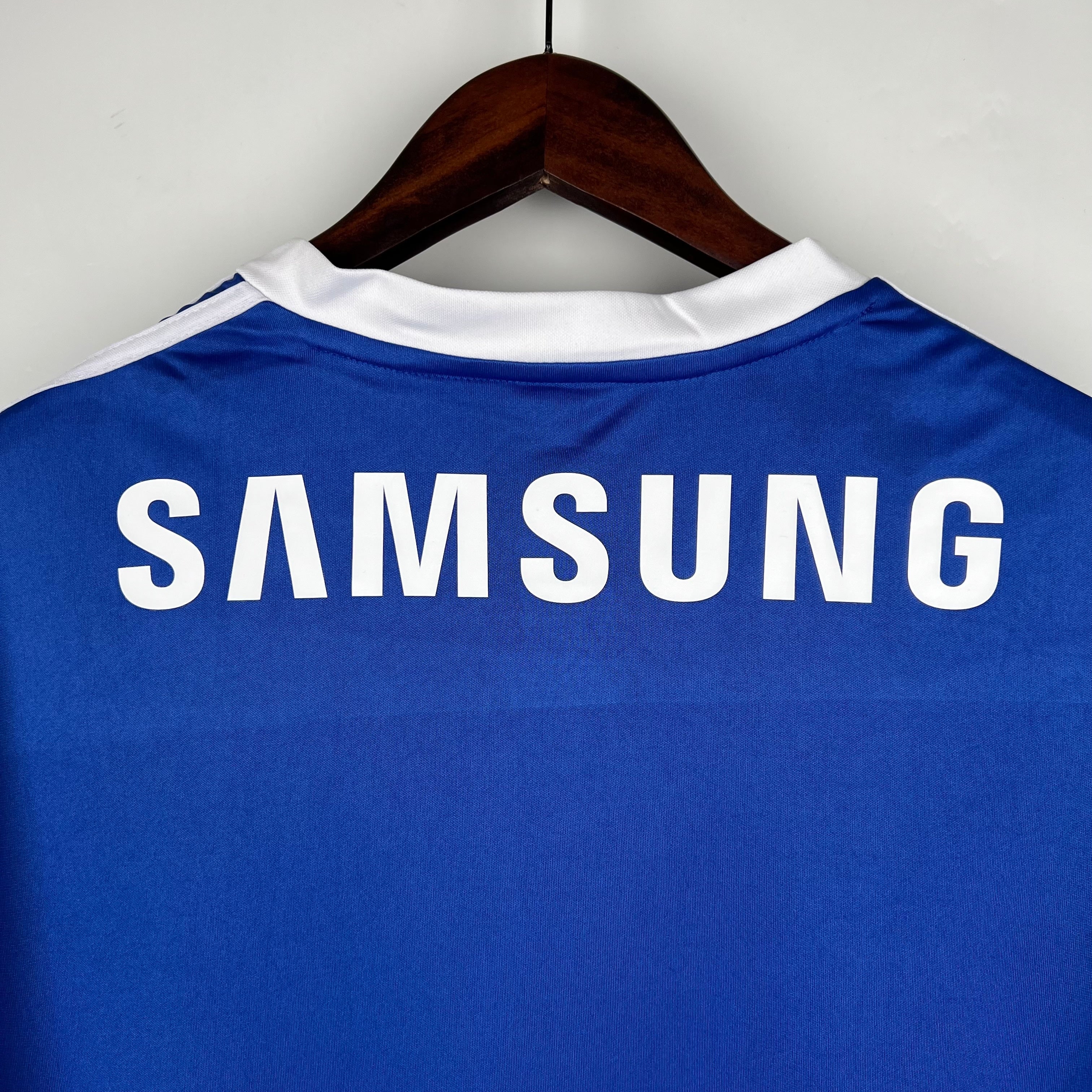 1990s Samsung Retro Football Shirt | Blue White Home
