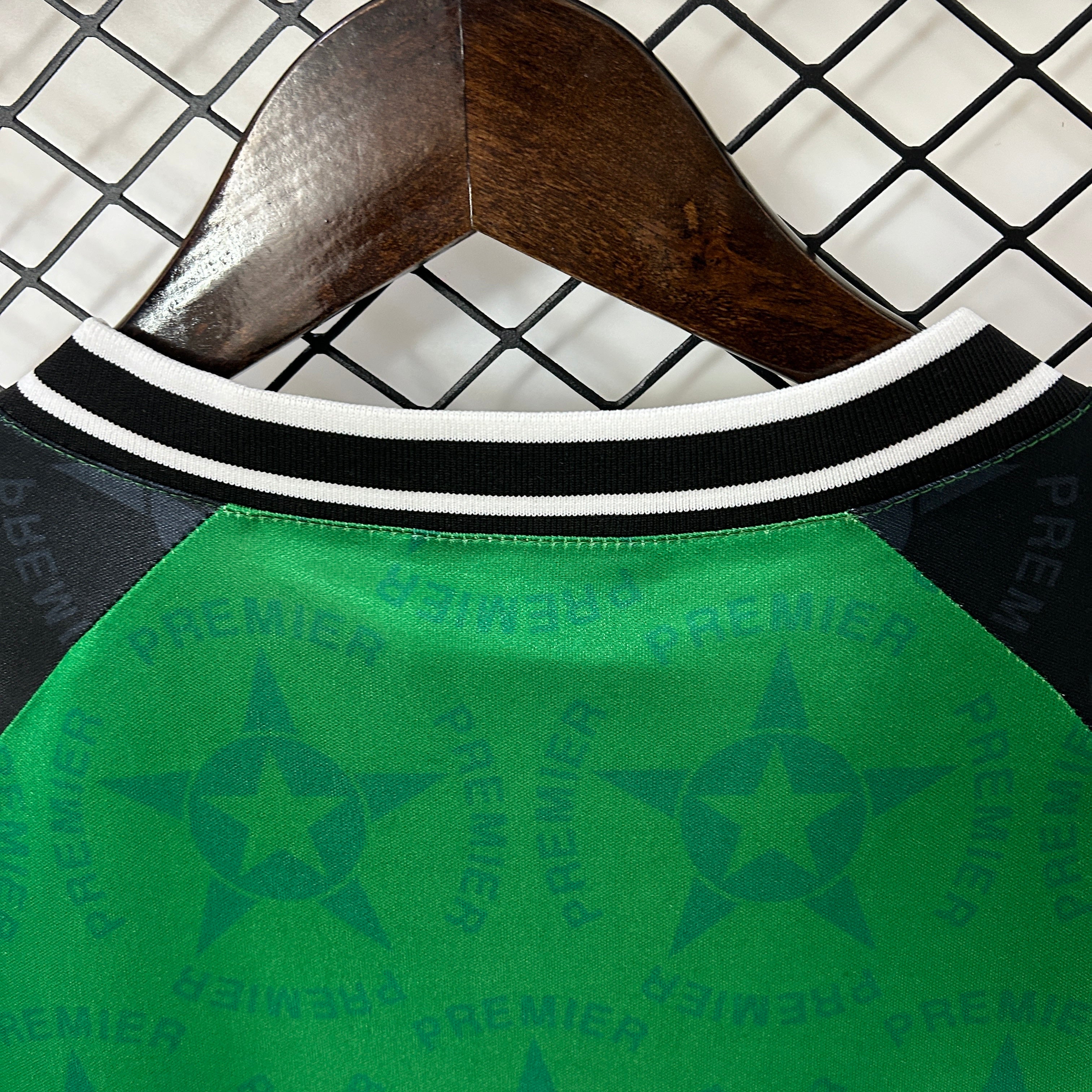 1990s Nigeria Retro Football Shirt | Green Black Home