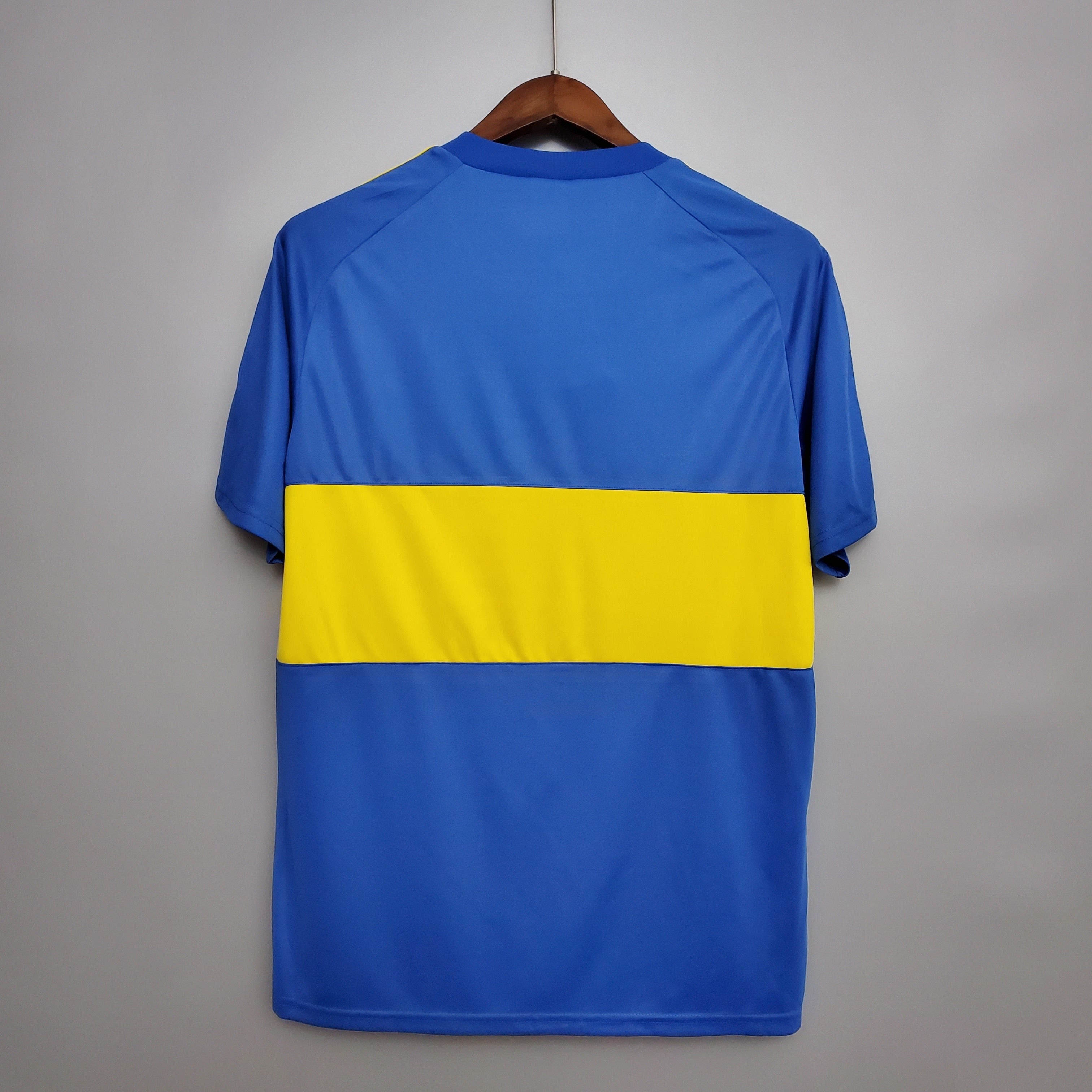 1980s Boca Juniors Retro Football Shirt | Blue Yellow Home