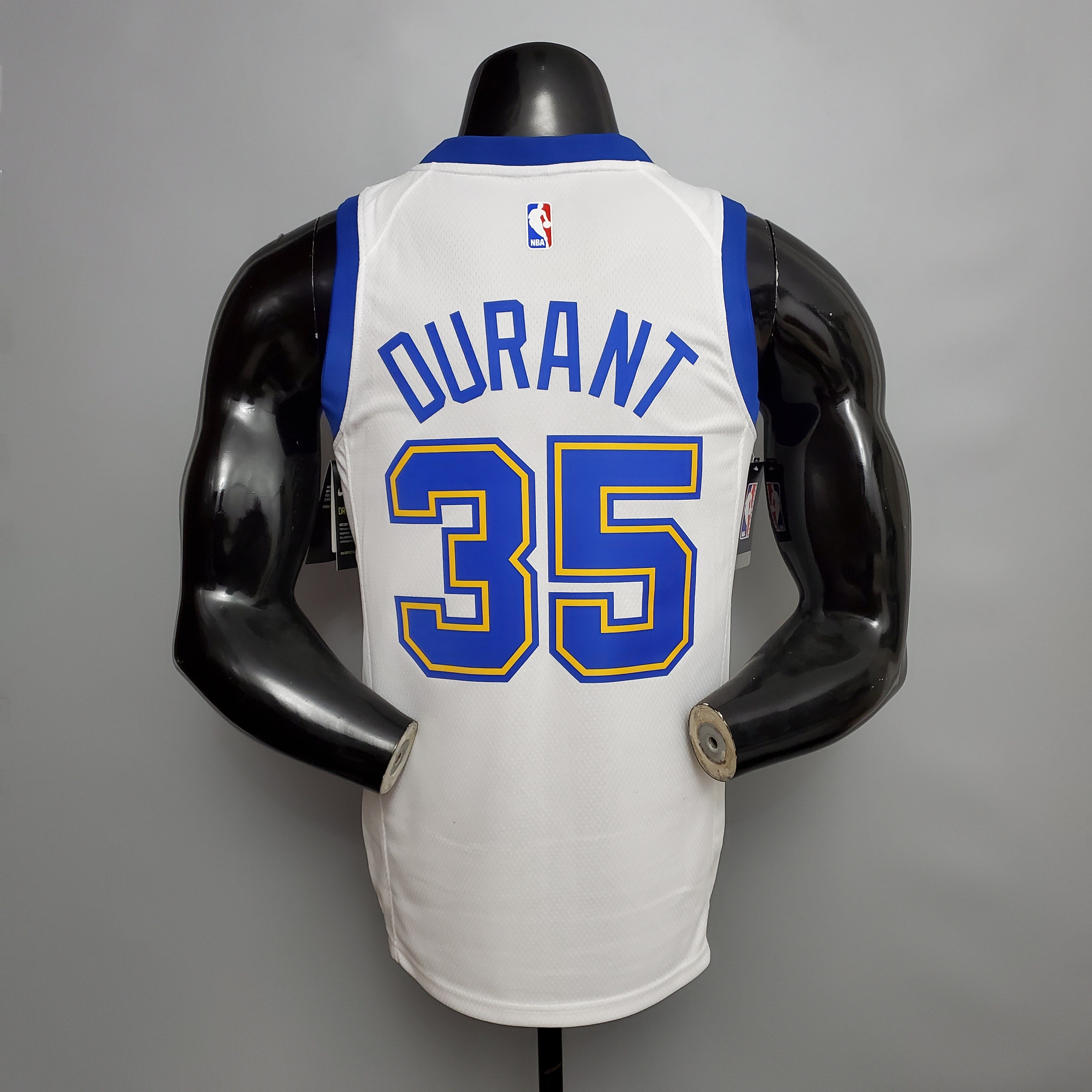 2018 Golden State Durant #35 Retro Basketball Jersey