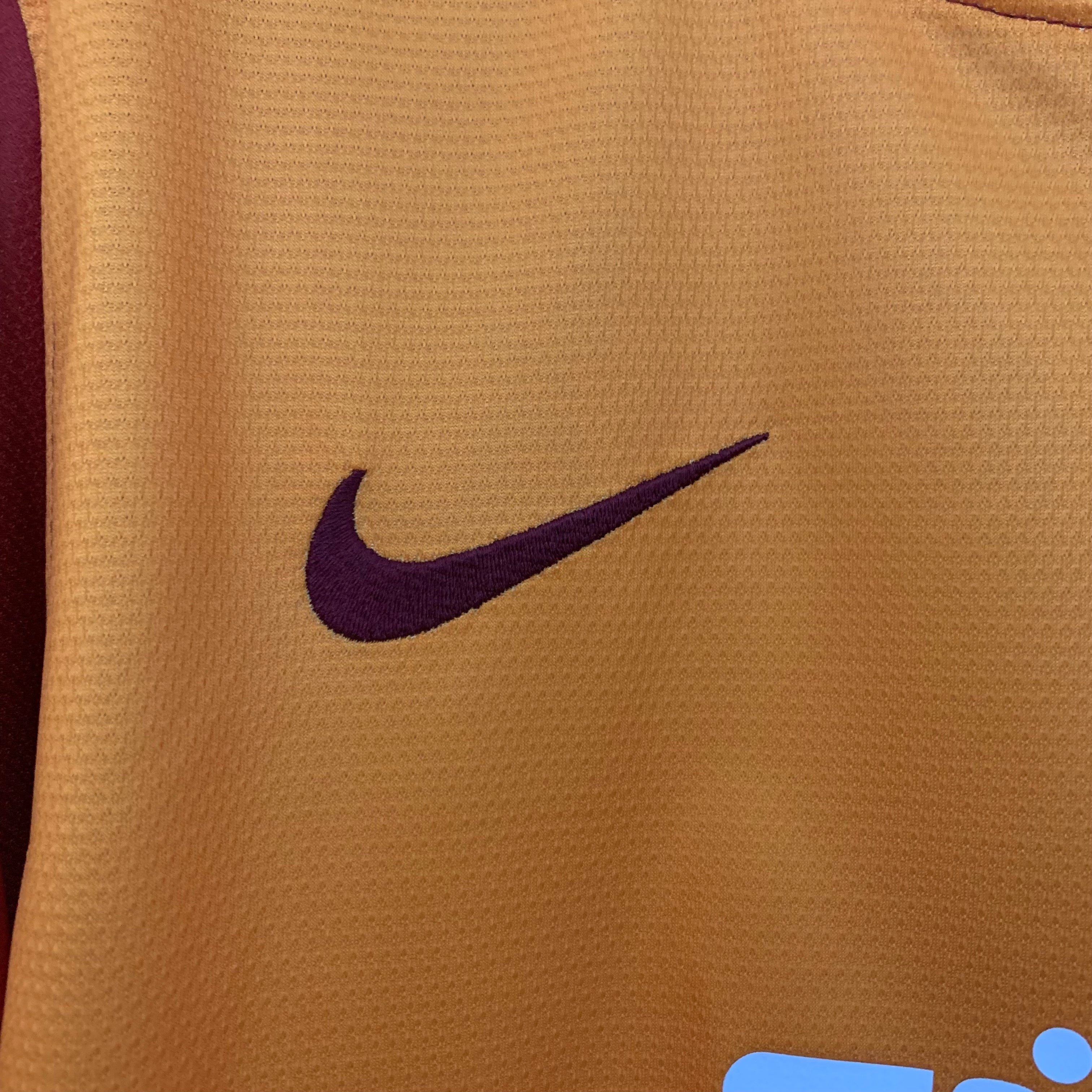 2000s Galatasaray Retro Football Shirt | Orange Red Home