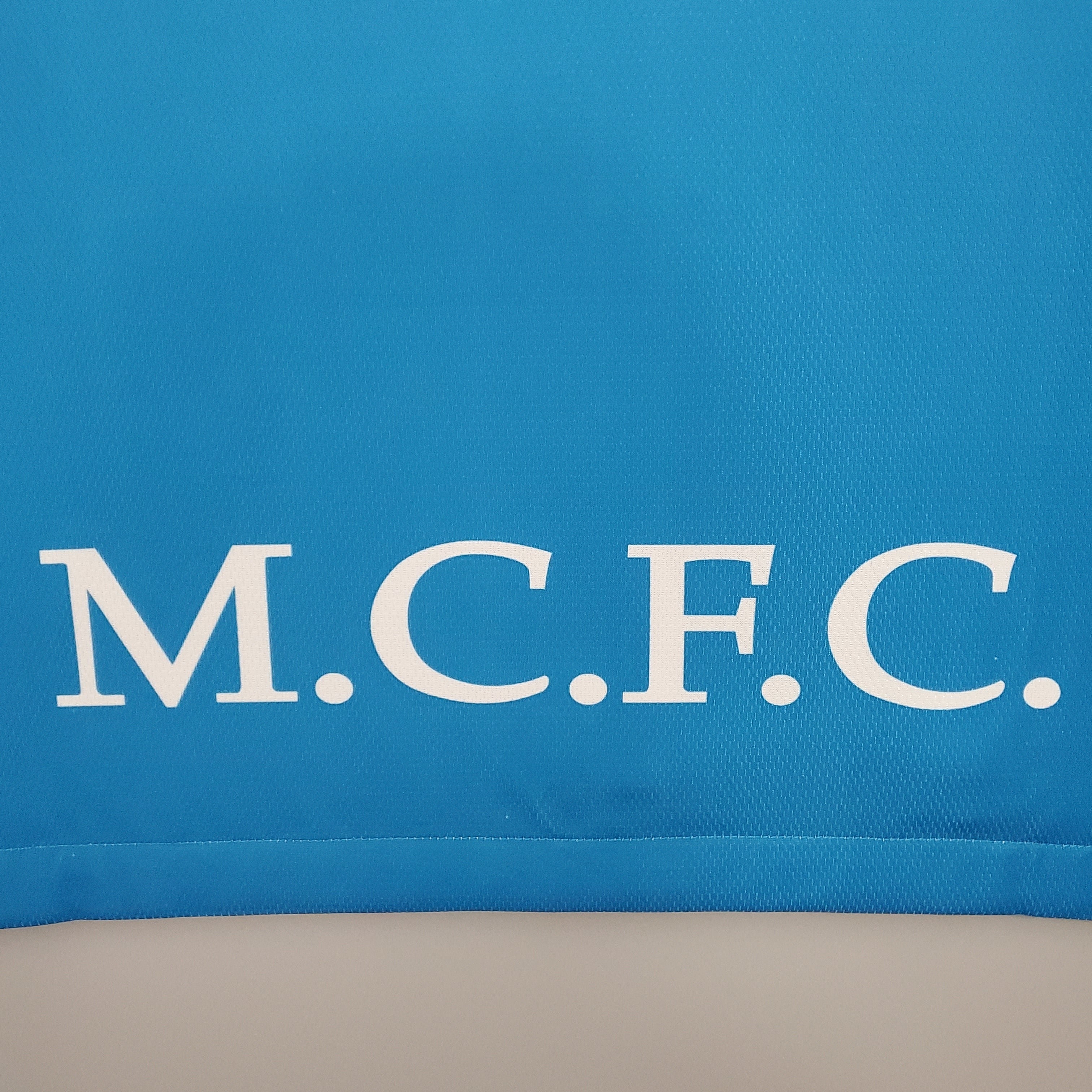 1990s Manchester City Retro Football Shirt | Sky Blue Navy Home