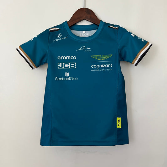 Aston Martin F1 2023 T-Shirt – Team Edition – Fernando Alonso #14 | Teal