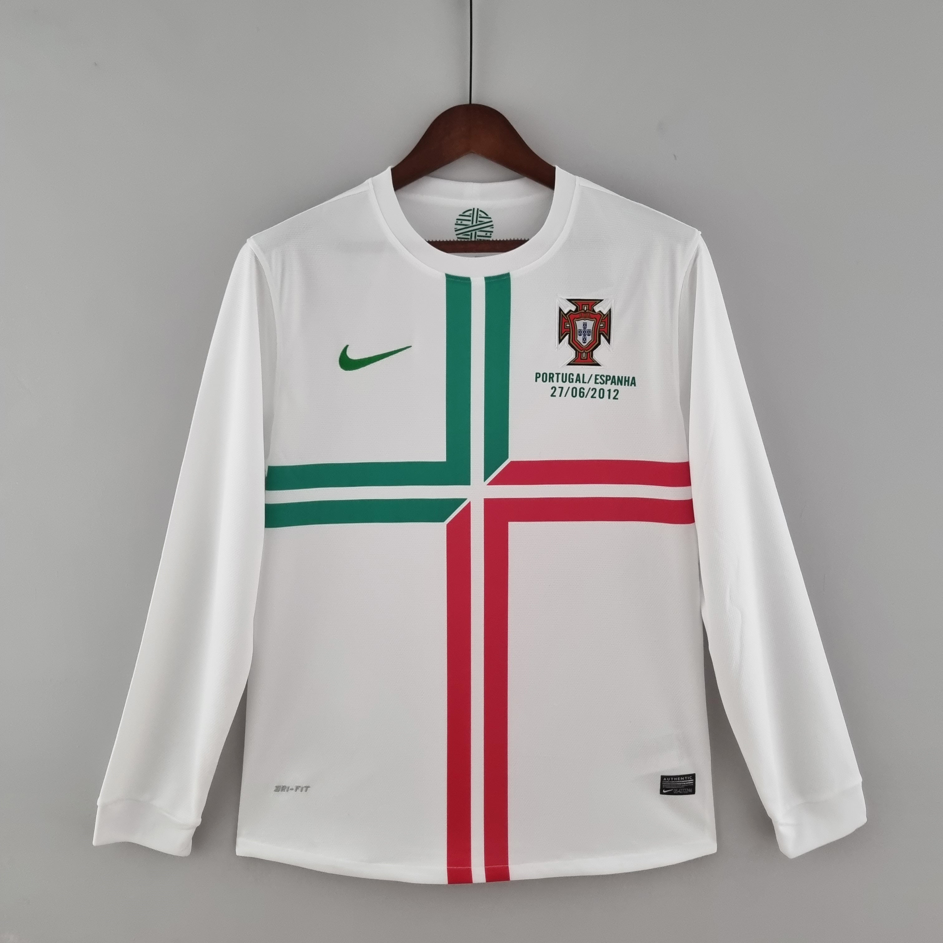 2010s Portugal Retro Football Shirt | Green Red Home