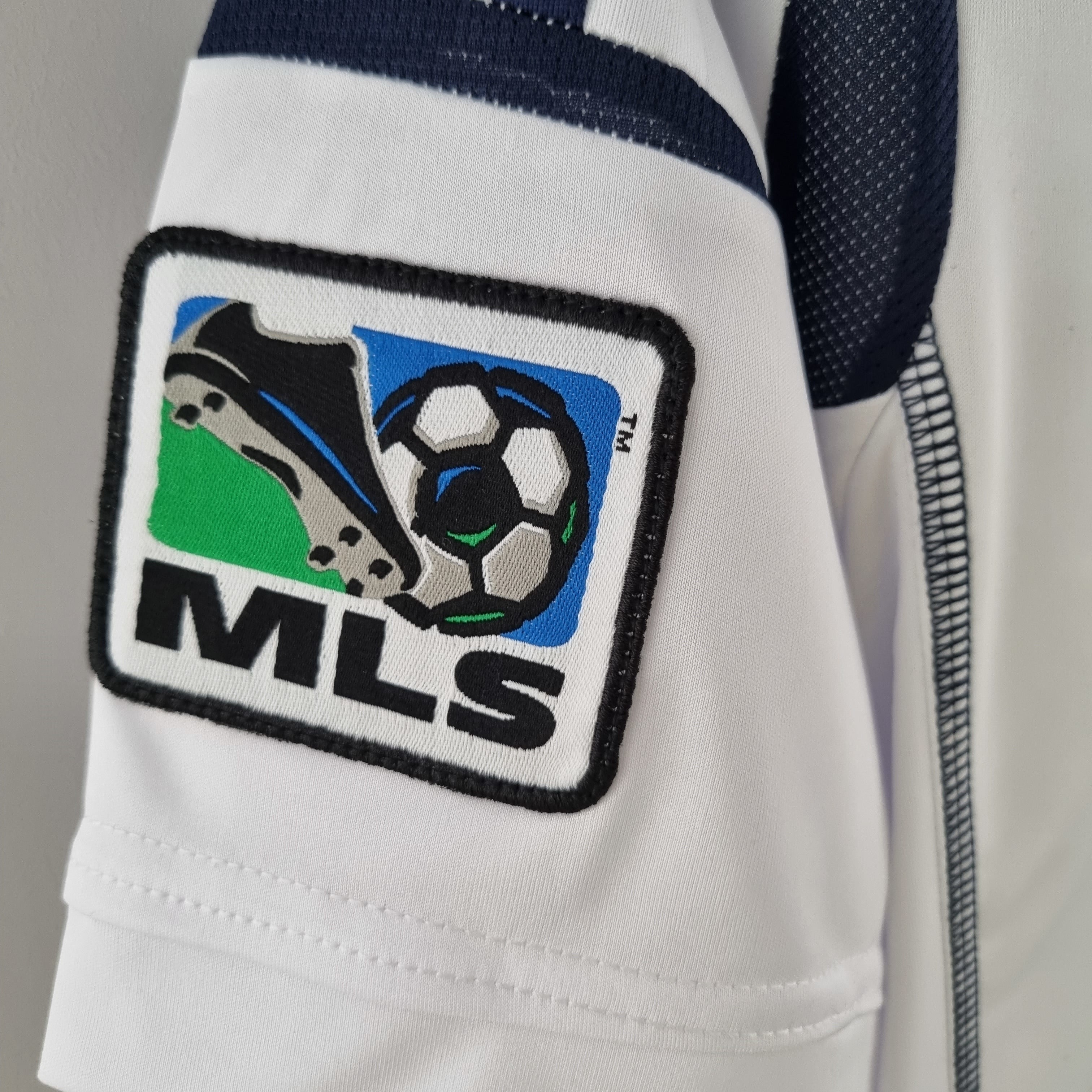 2010s LA Galaxy Retro Football Shirt | White Navy Home