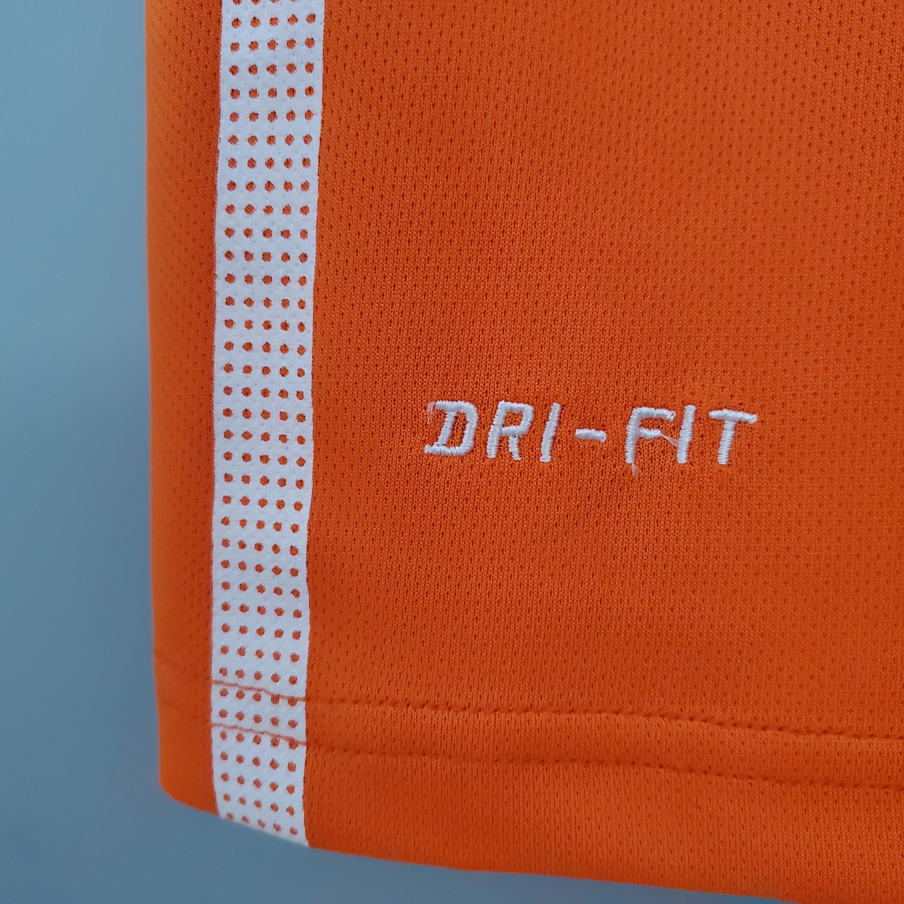 2000s Netherlands Retro Football Shirt | Orange Black Home