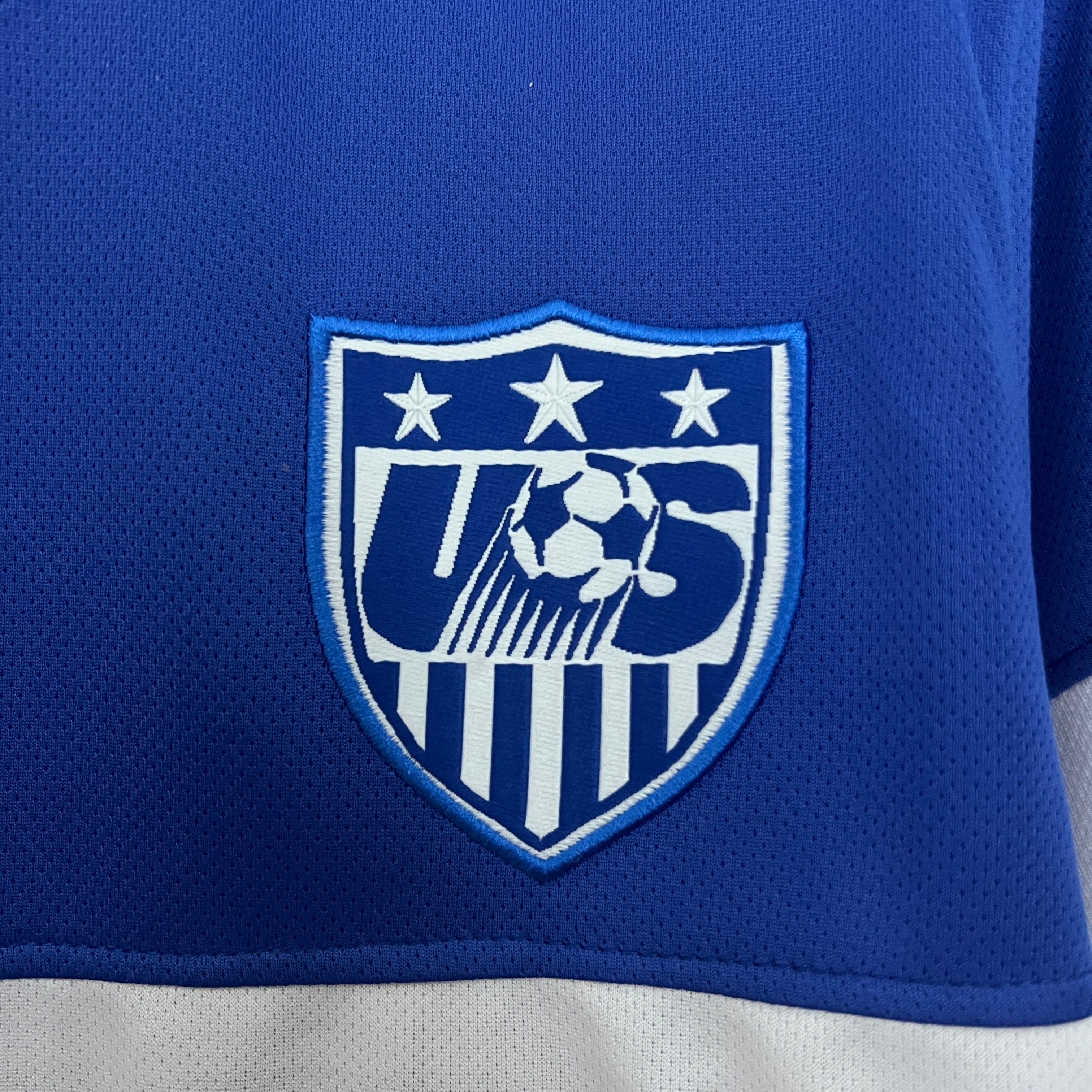2010s USA Retro Football Shirt | Blue White Red Home