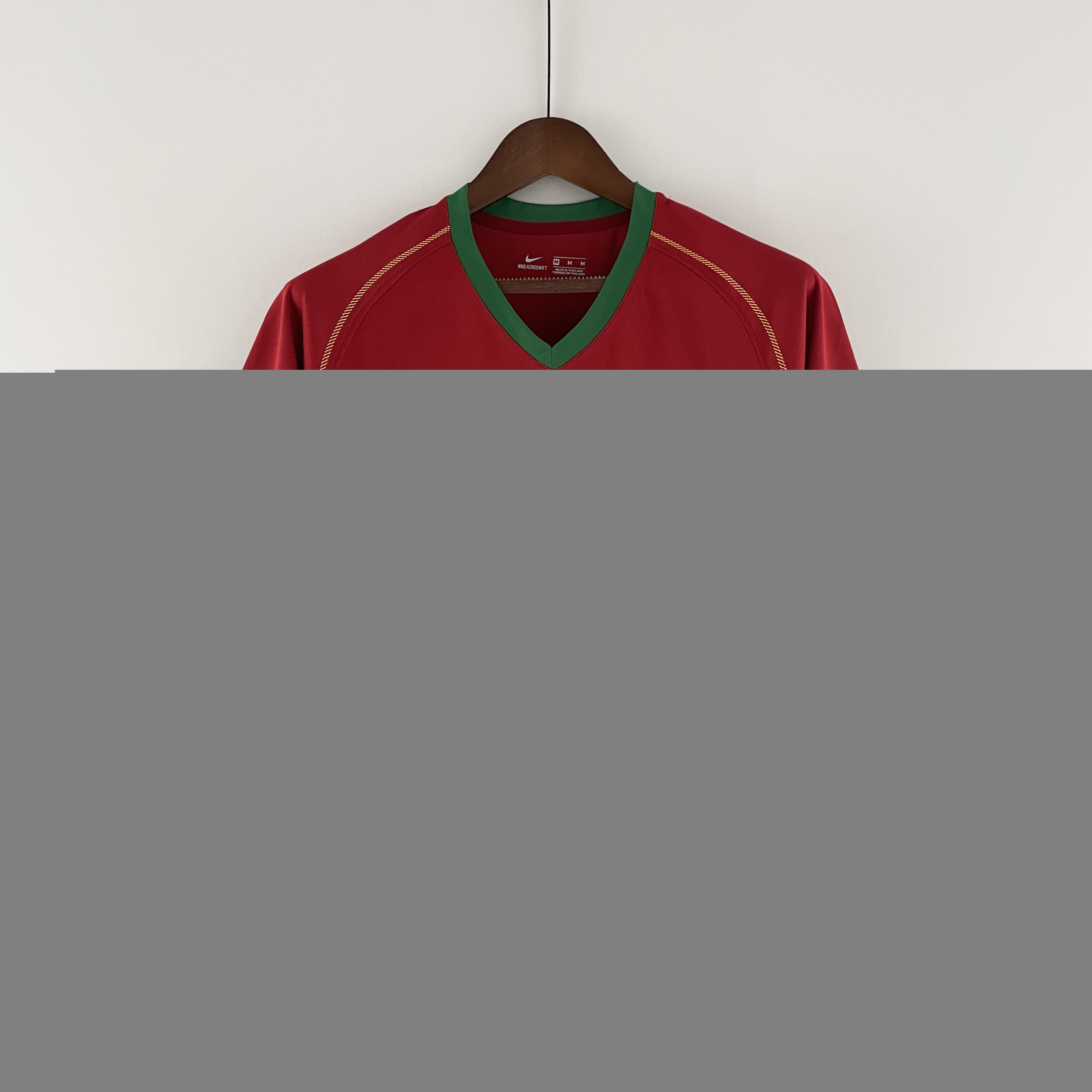 1990s Portugal Retro Football Shirt | Red Green Home