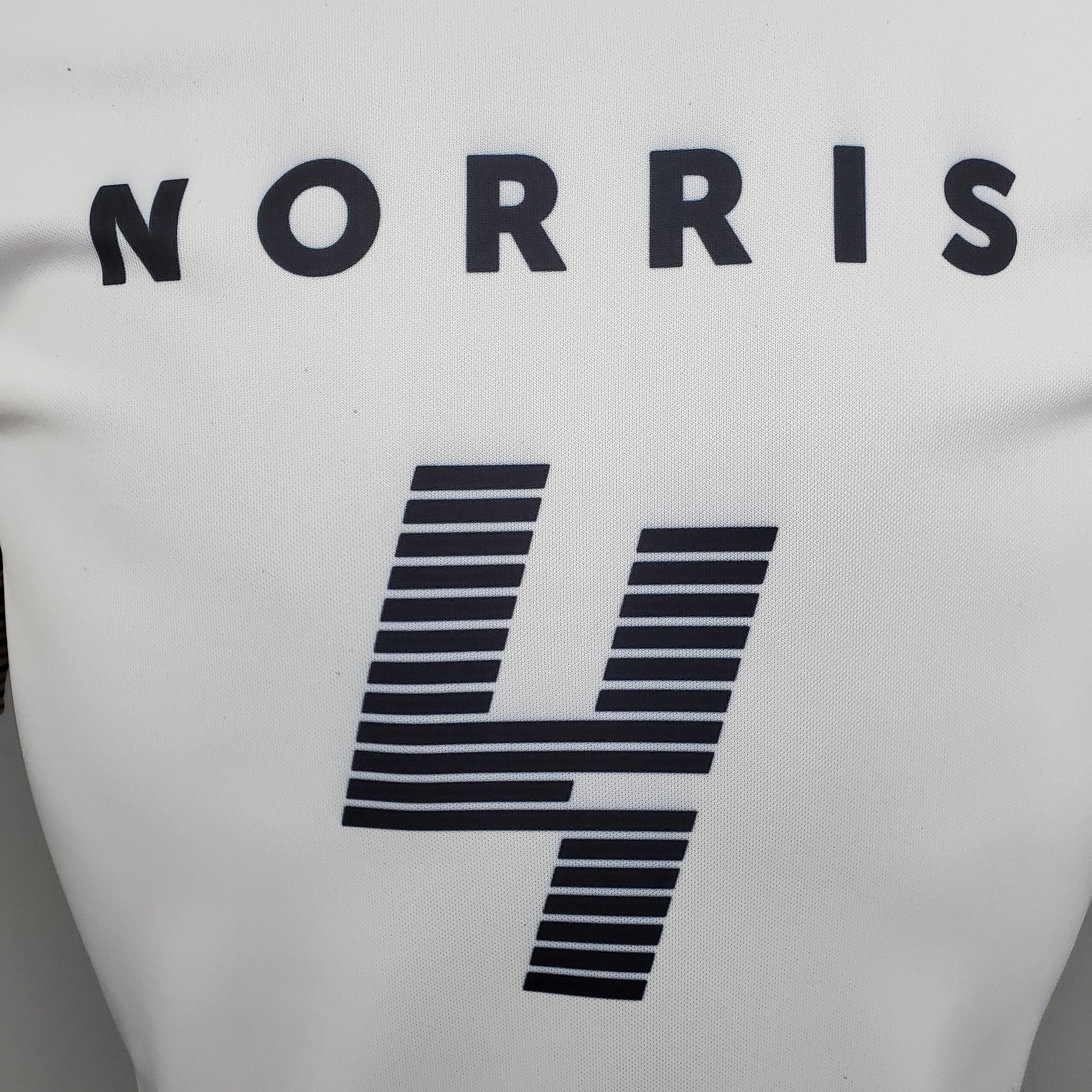 McLaren F1 2023 Polo – Player Fit – Lando Norris #4 | White