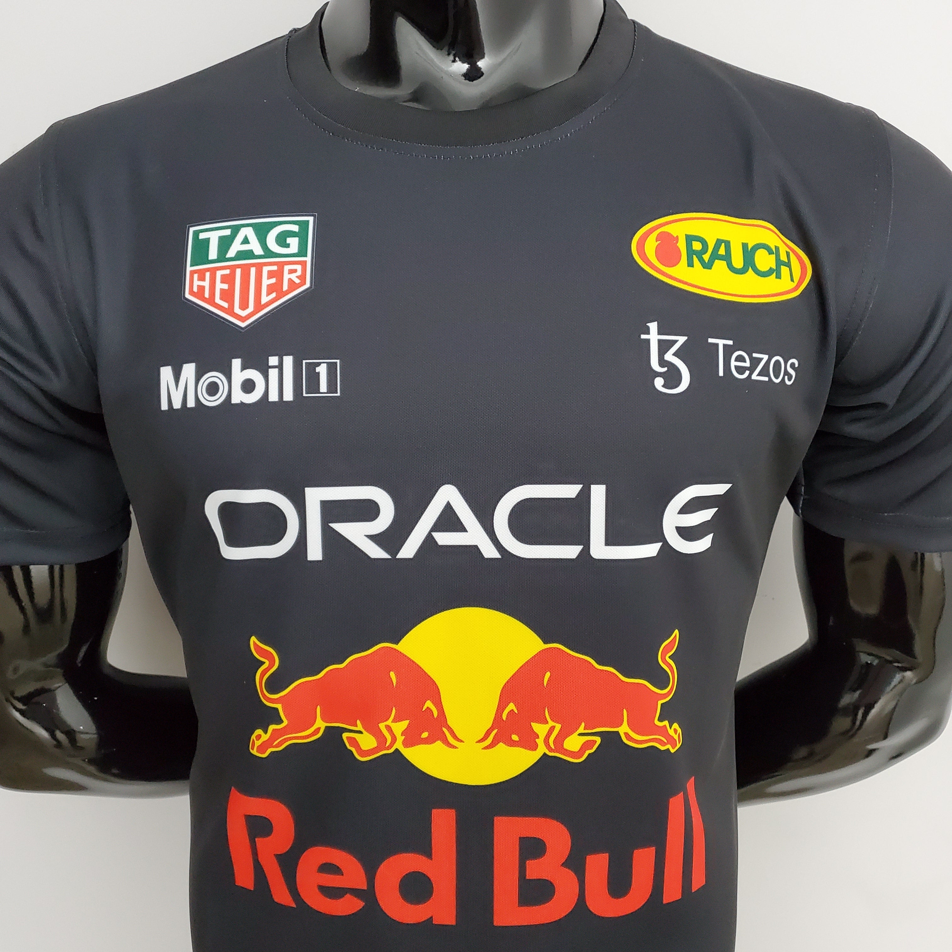 Red Bull Racing F1 2023 Player Fit RAUCH T-Shirt | Dark Blue