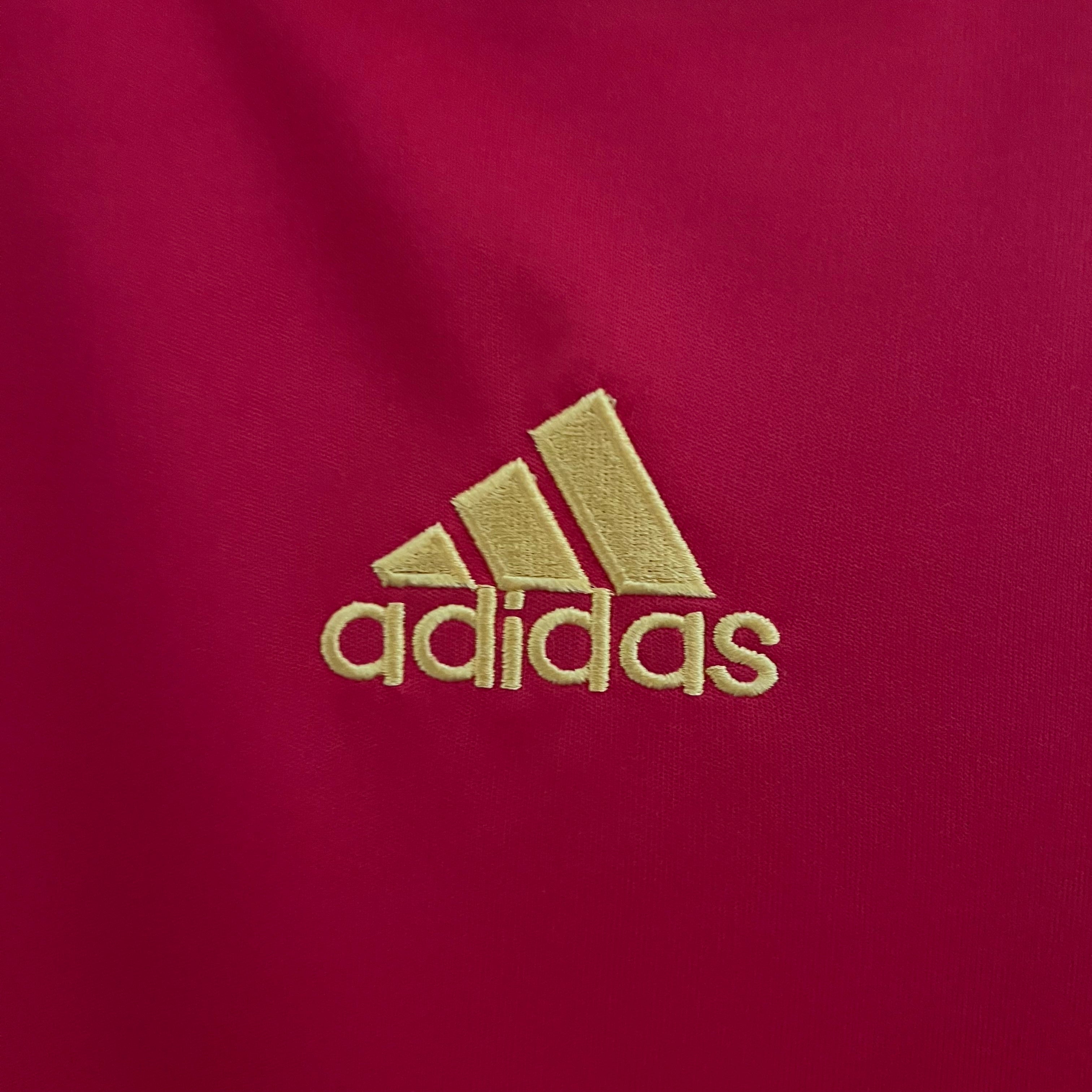 2000s Spain Retro Football Shirt | Red Yellow Home