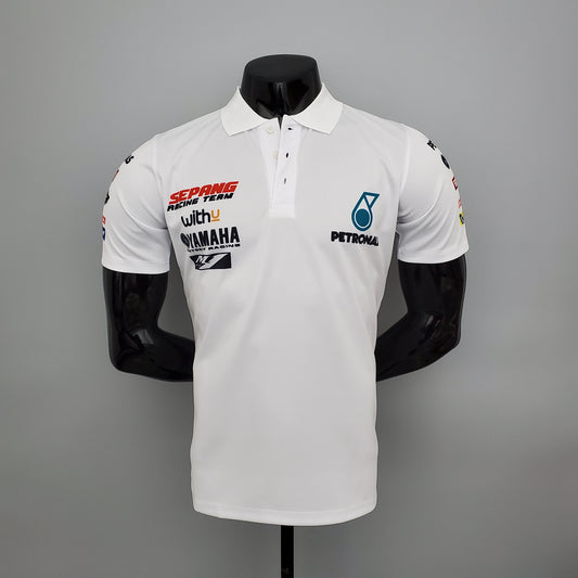 Petronas Yamaha Racing Polo – Player Fit Petronas | White