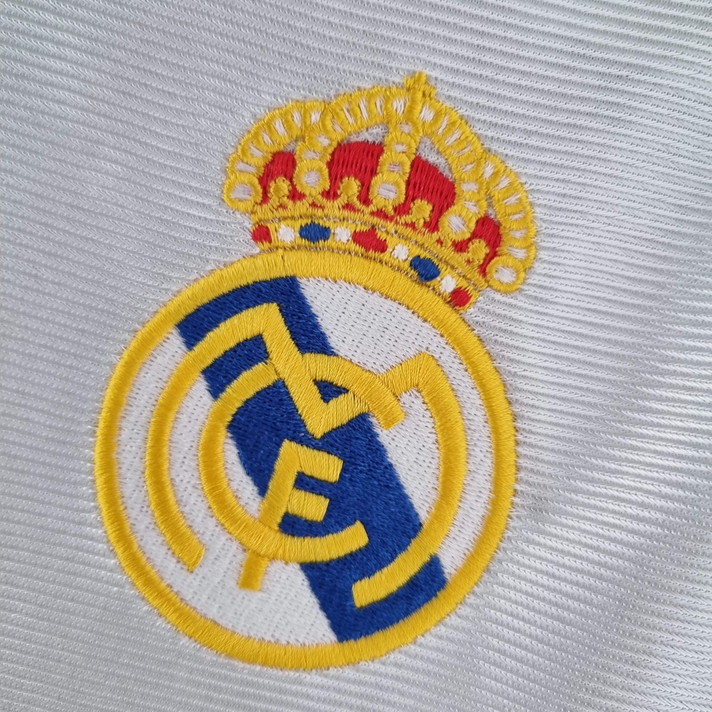 1990s Real Madrid Retro Football Shirt | White Black Home