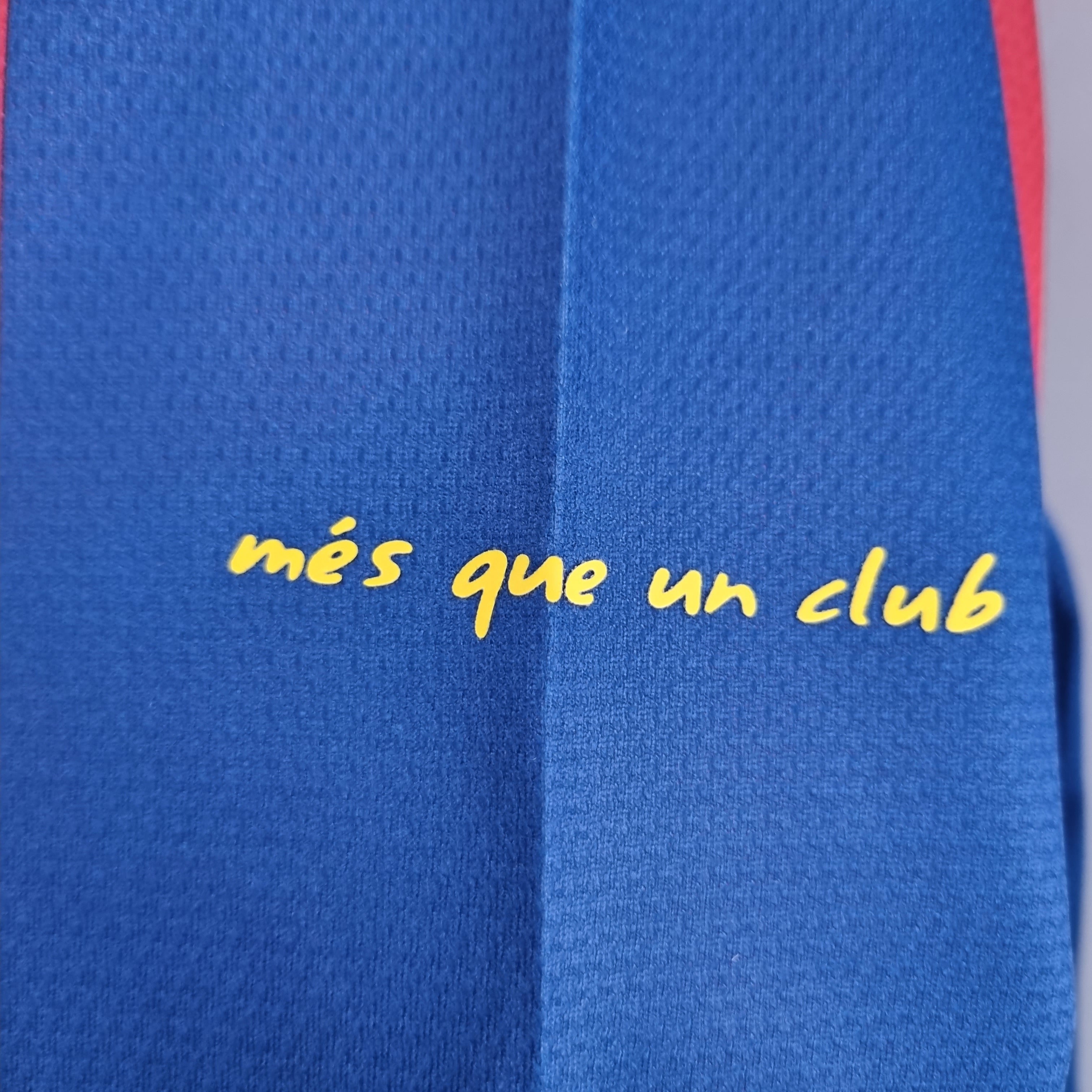 2008 Barcelona Retro Football Shirt | Blue Red Home