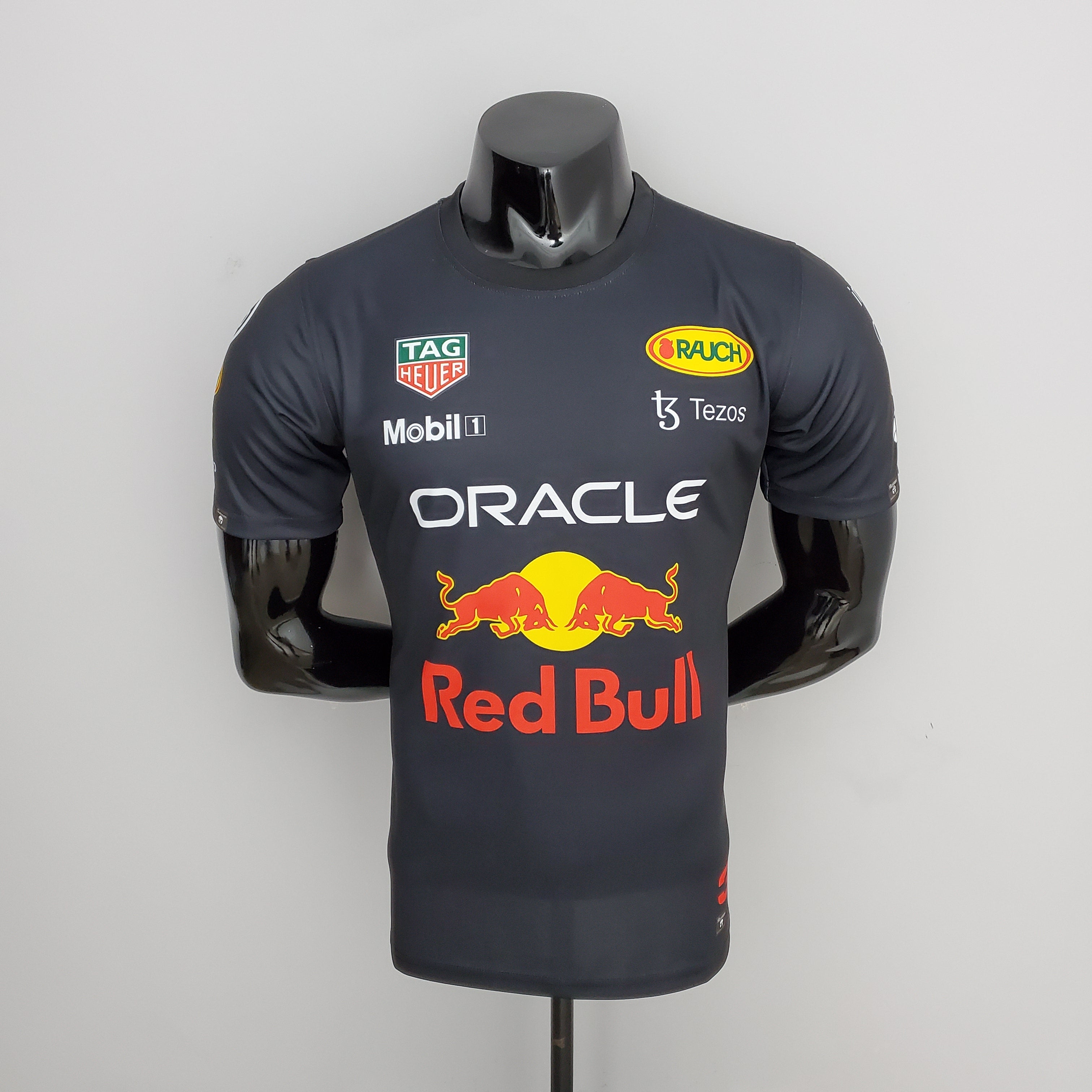 Red Bull Racing F1 2023 Player Fit RAUCH T-Shirt | Dark Blue