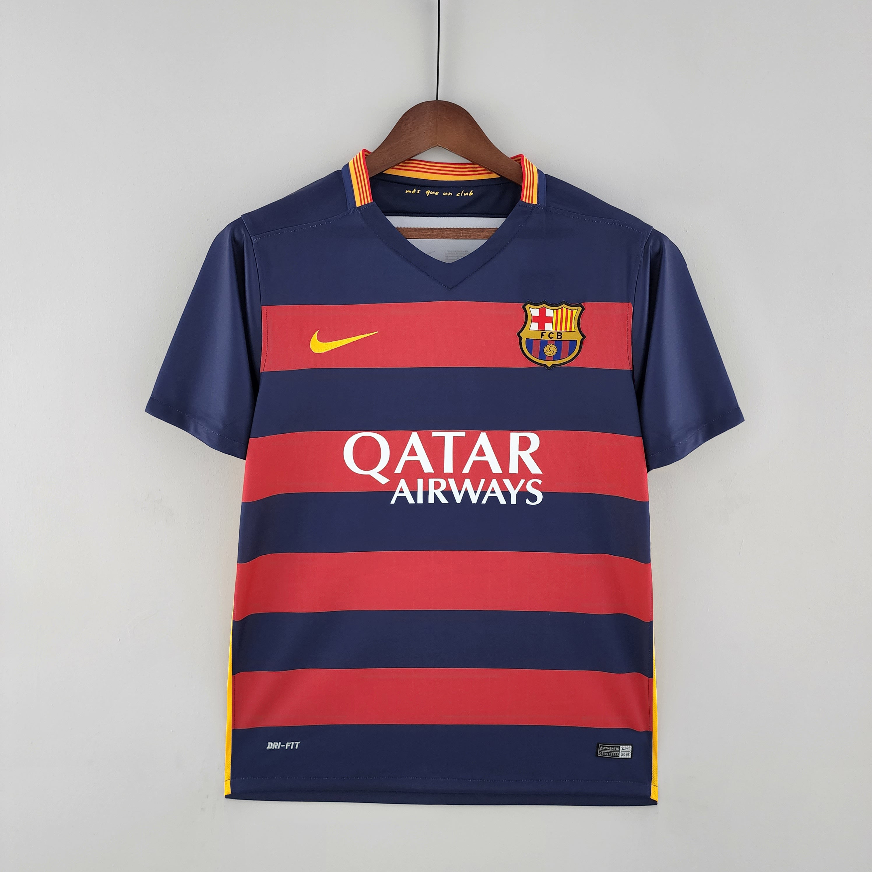 2010s Barcelona Retro Football Shirt | Navy Red Home