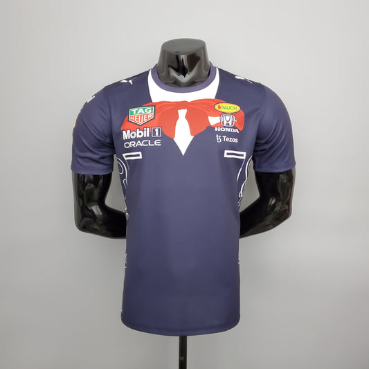 Red Bull Racing F1 2023 Player Fit T-Shirt – Max Verstappen #1 Honda | Navy Blue