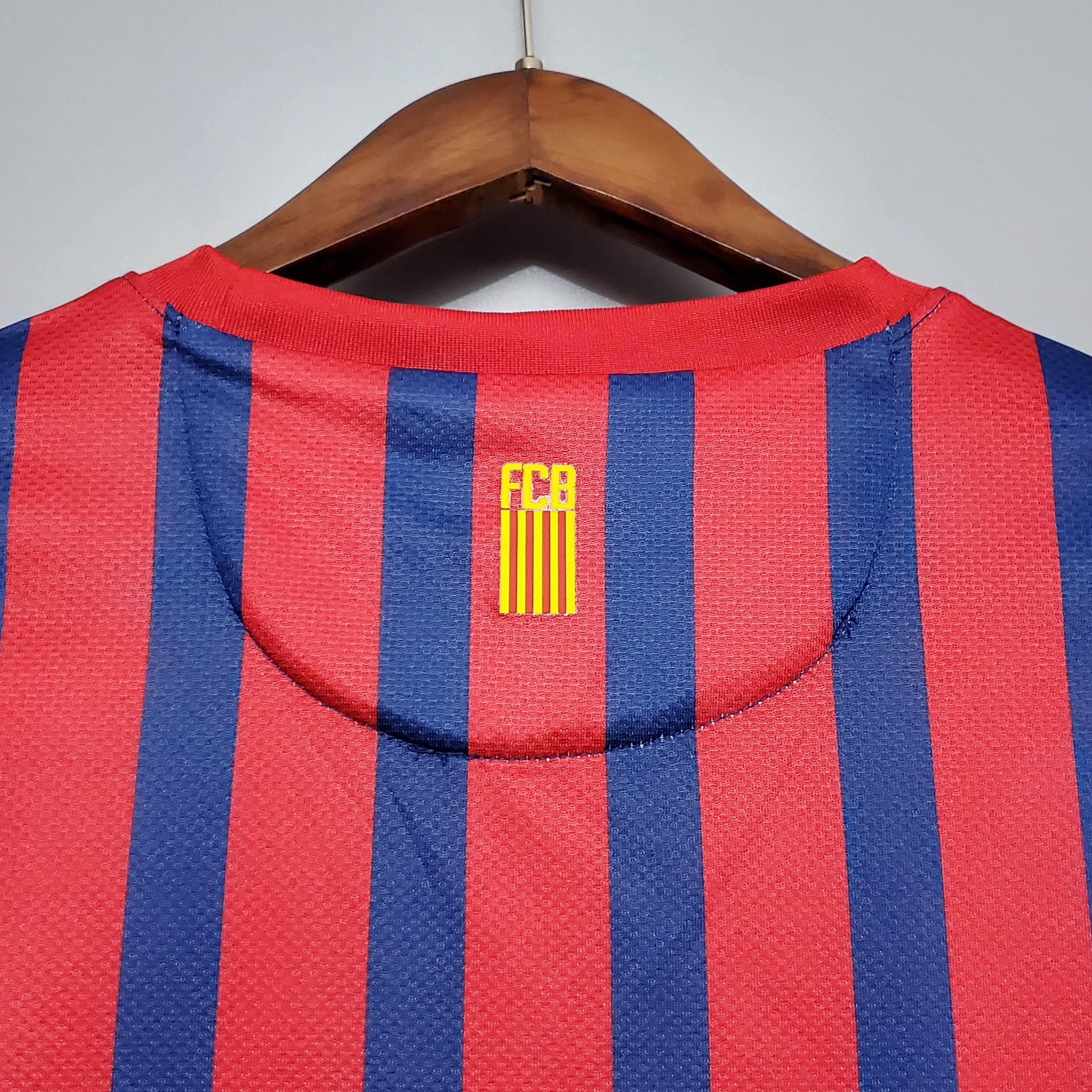 2010s Barcelona Retro Football Shirt | Blue Red Home