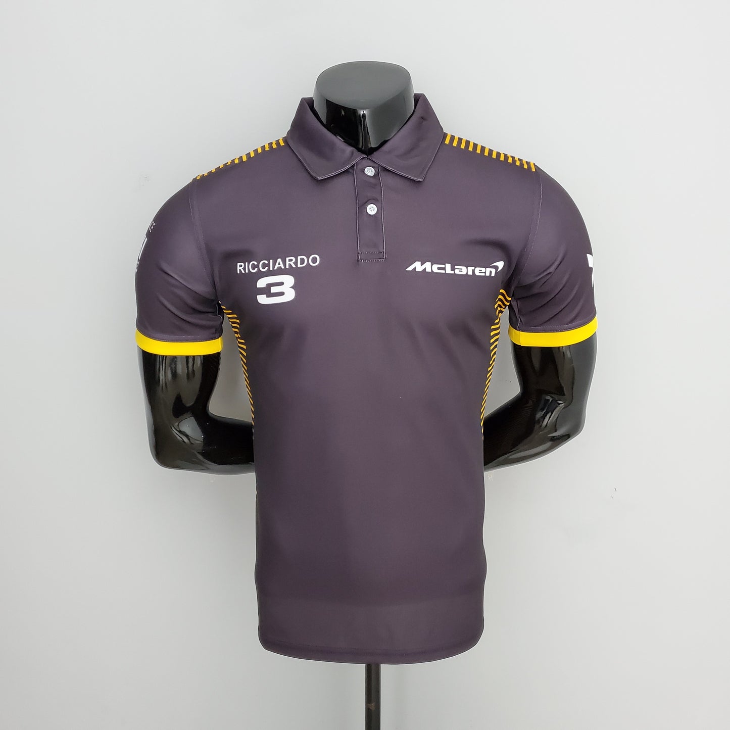 McLaren F1 2023 Polo – Player Fit – Ricciardo #3 | Gray