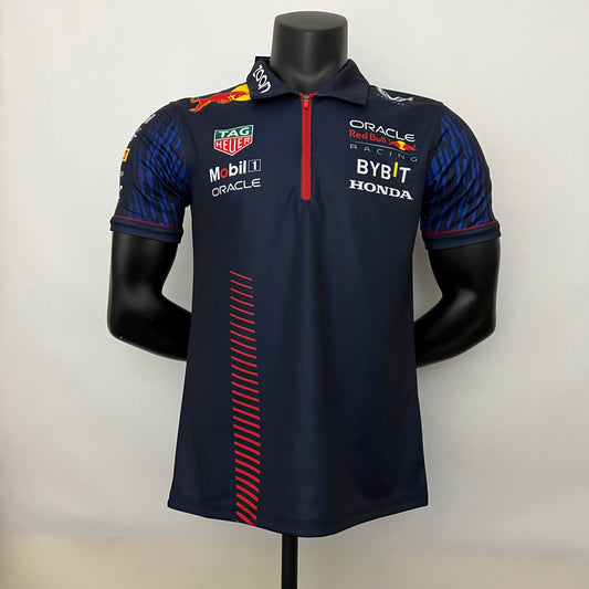 Red Bull Racing F1 2024 Polo – Player Fit Honda| Navy Blue
