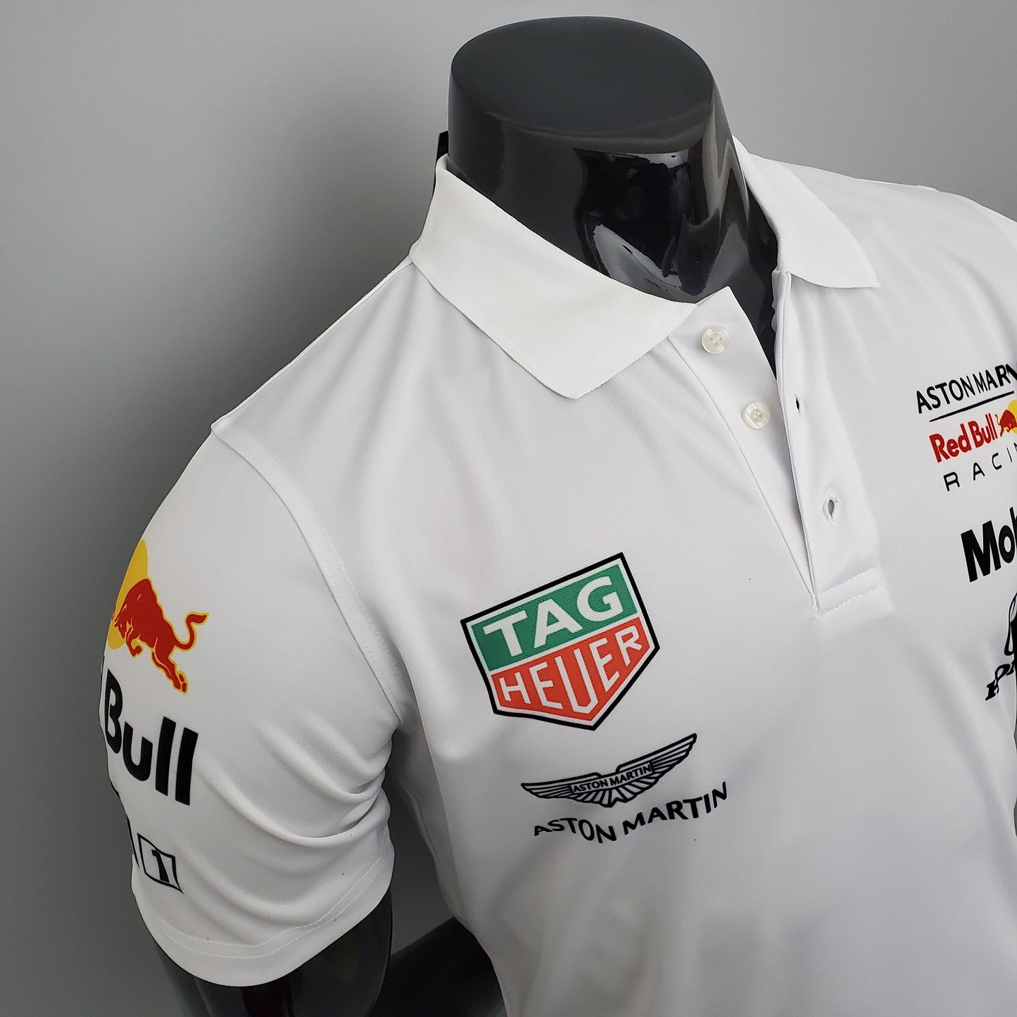 Red Bull Racing F1 2023 Polo – Player Fit Tag Heuer | White