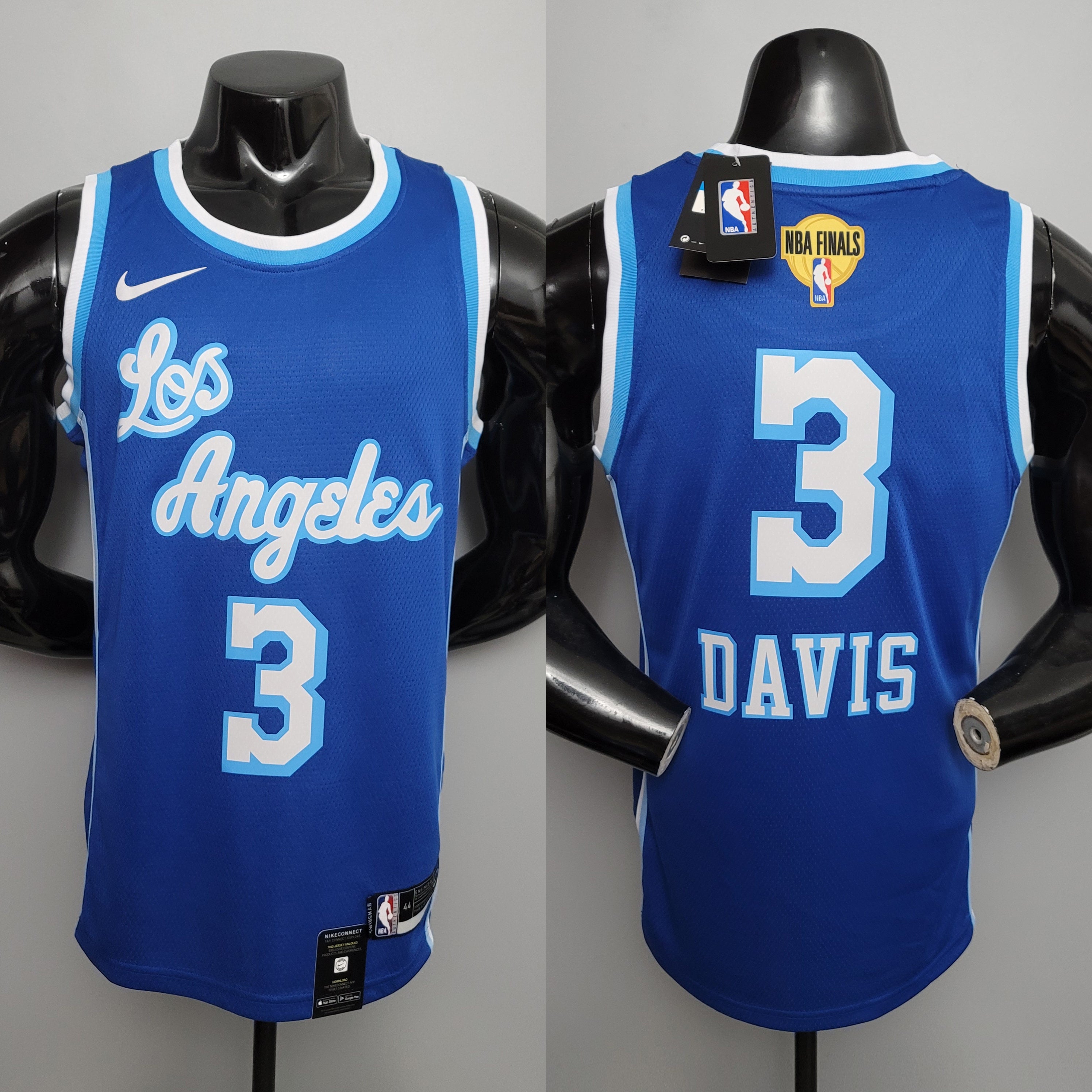 2022 Los Angeles Davis #3 Retro Basketball Jersey