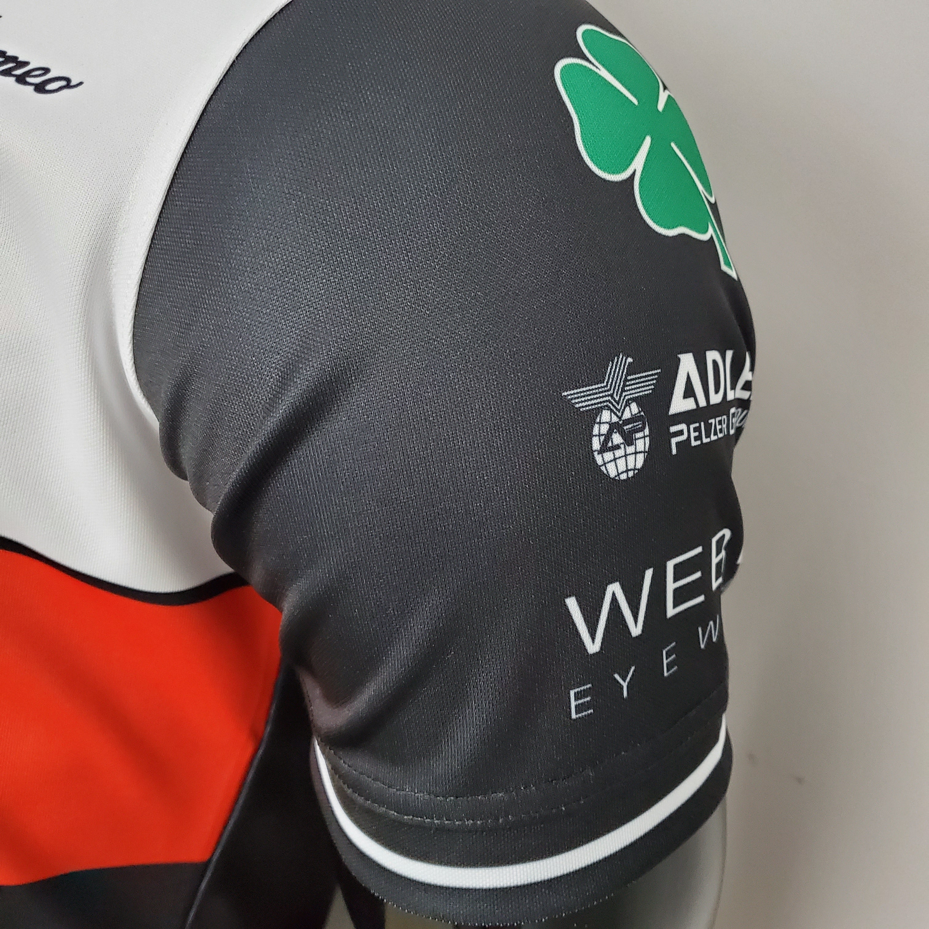 Alfa Romeo F1 2023 Polo – Player Fit | Black White Red