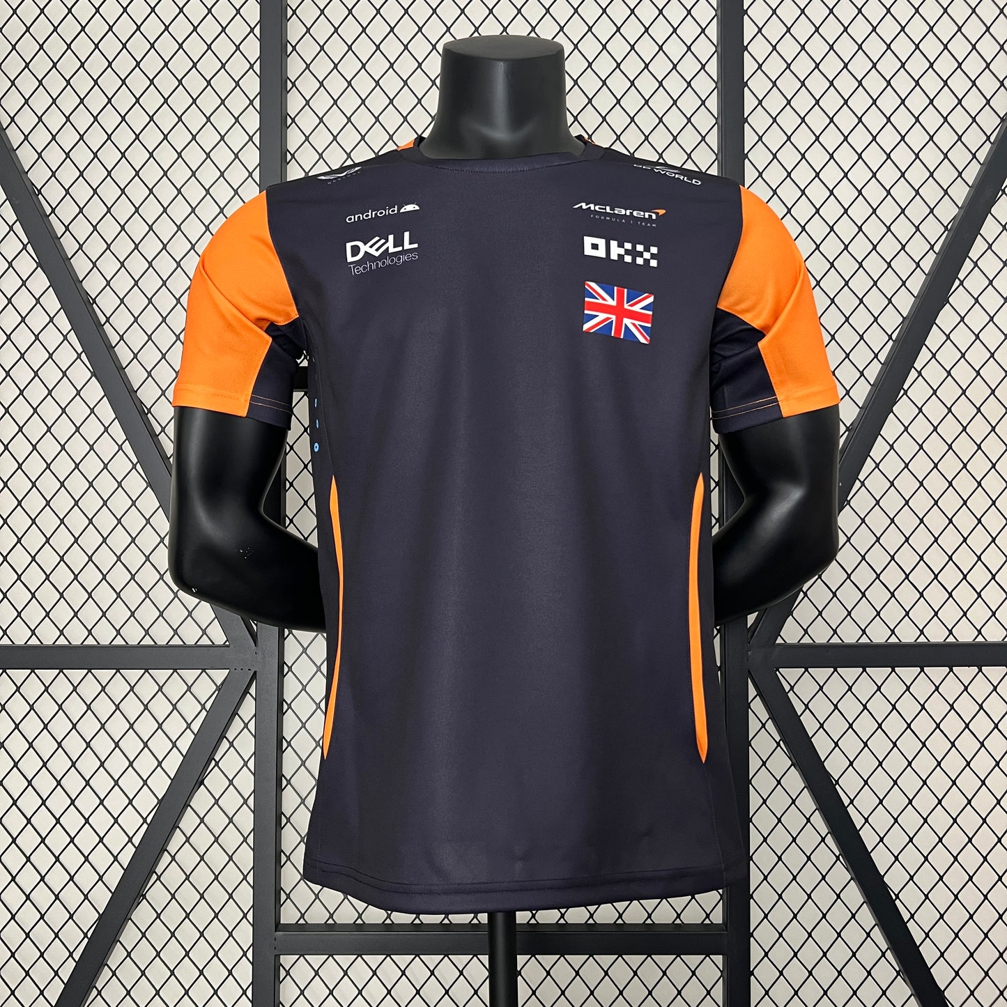 McLaren F1 2023 Player Fit T-Shirt – Lando Norris #4 | Navy Orange