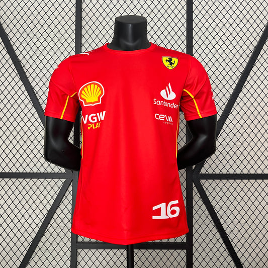 Ferrari F1 2023 T-Shirt – Player Fit – #16 | Red