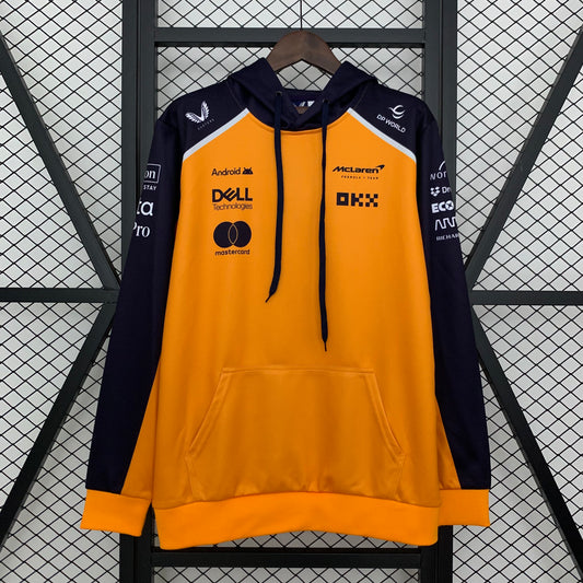McLaren F1 2024 Hoodie – Team Edition | Papaya Orange